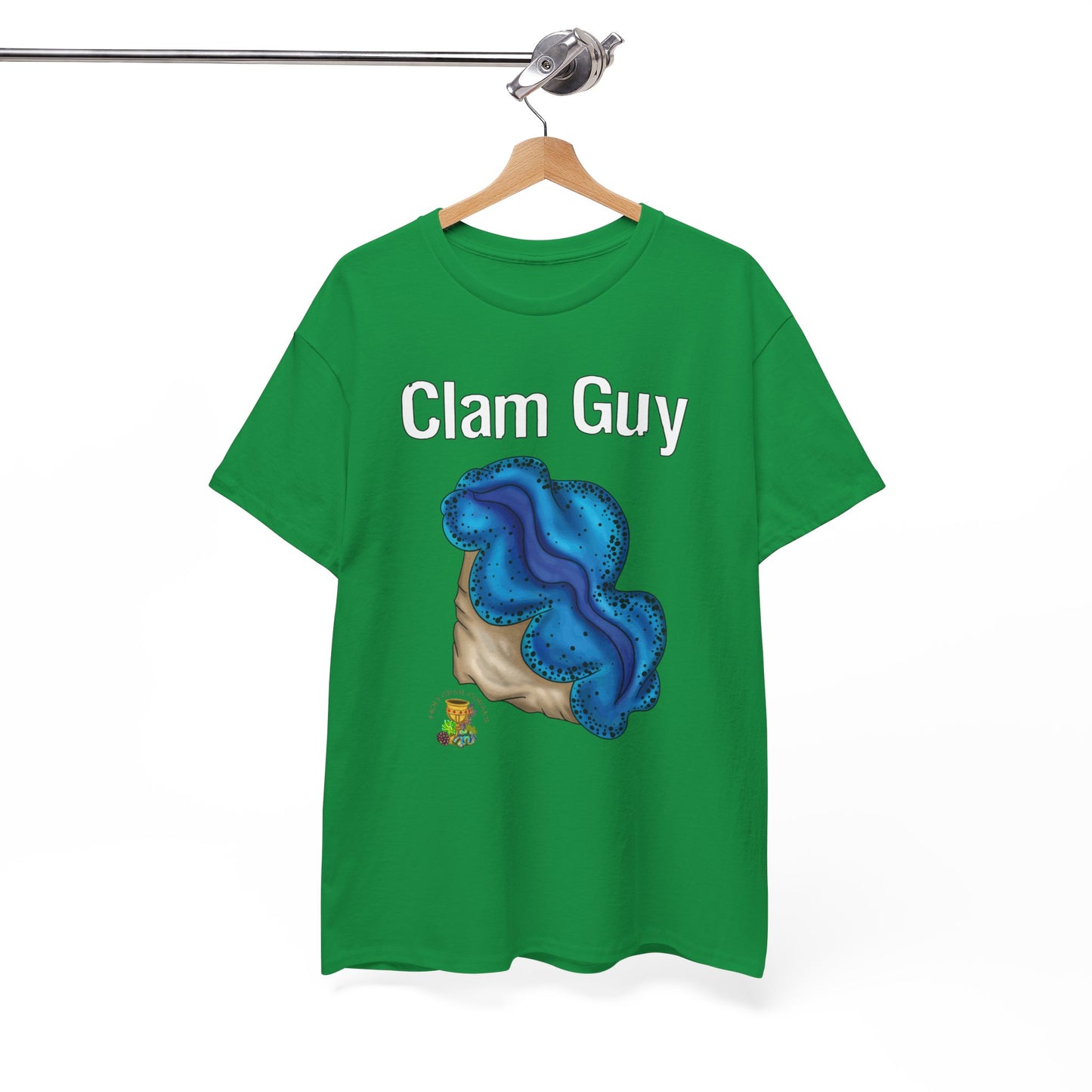 "Clam Guy" Maxima Clam Unisex Heavy Cotton Tee