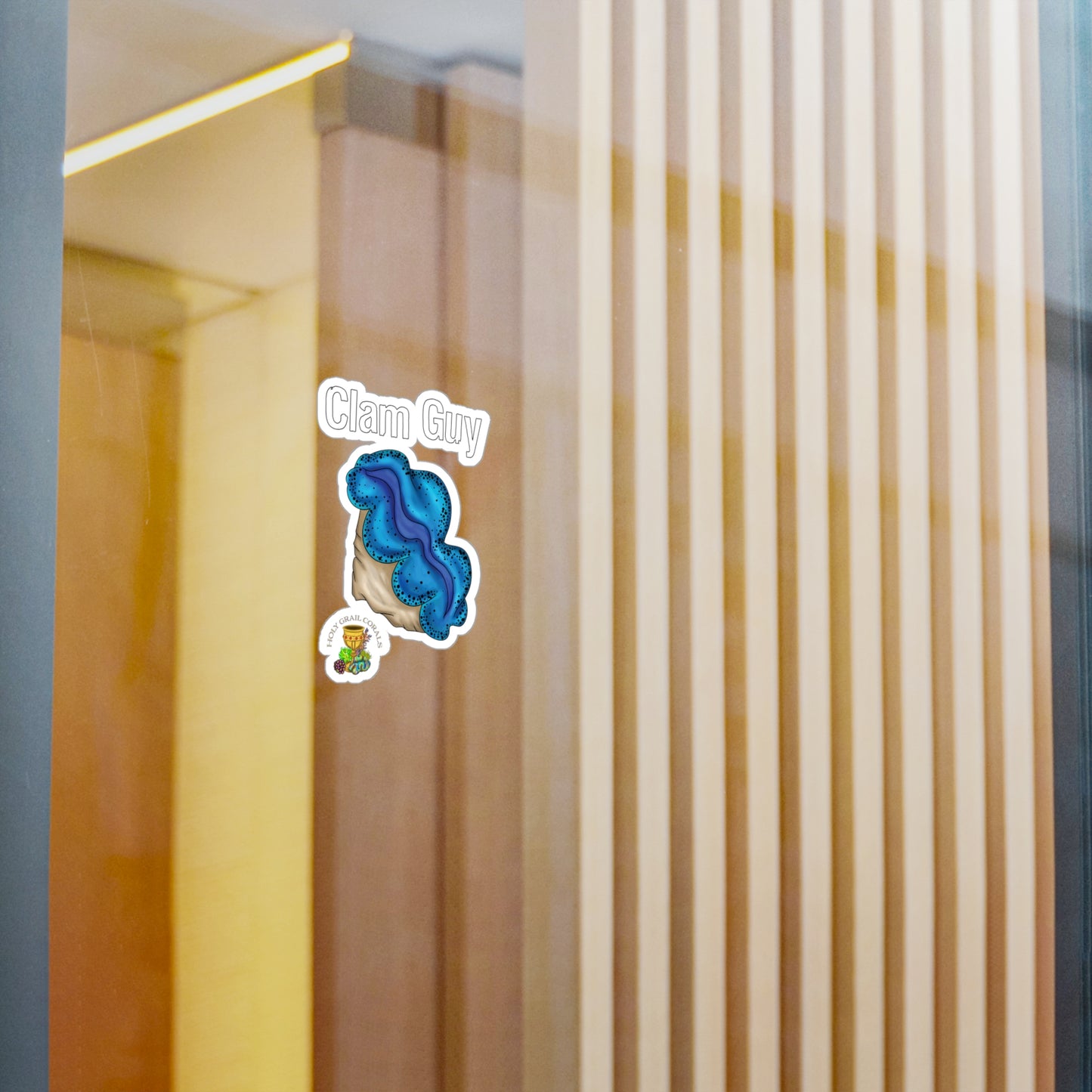 "Clam Guy" Maxima Clam Vinyl Decals