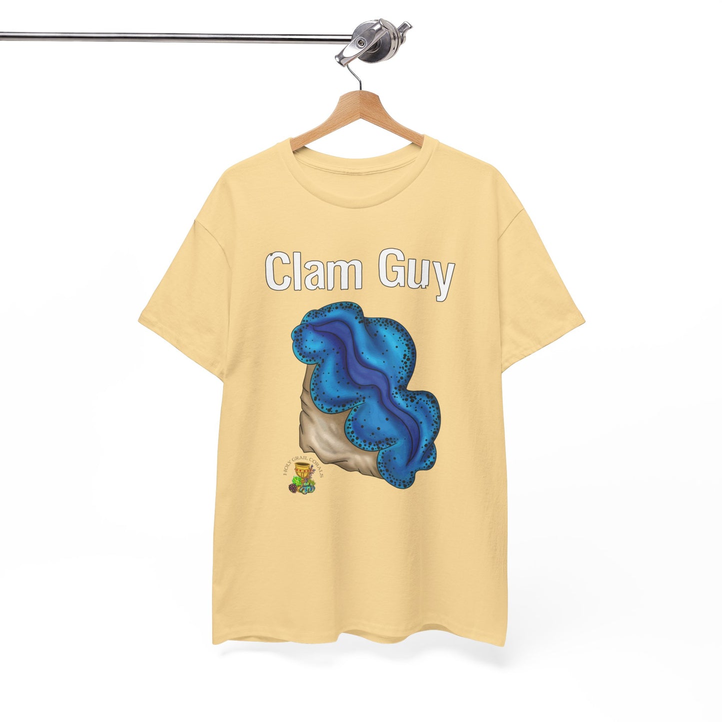 "Clam Guy" Maxima Clam Unisex Heavy Cotton Tee