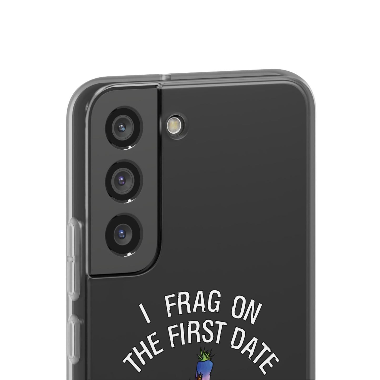 "I Frag On The First Date" Acropora Frag Cell Phone Flexi Case