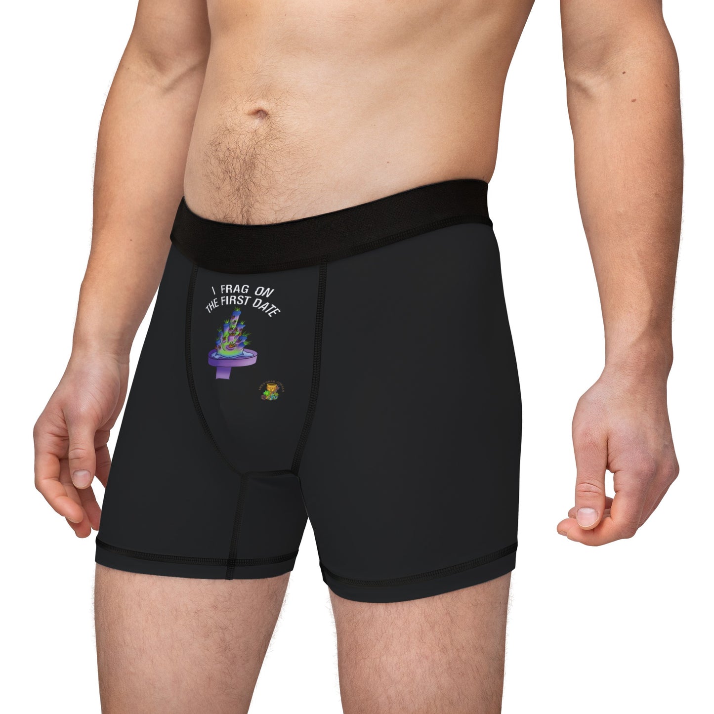 "I Frag On The First Date" Acropora Frag Men's Boxers