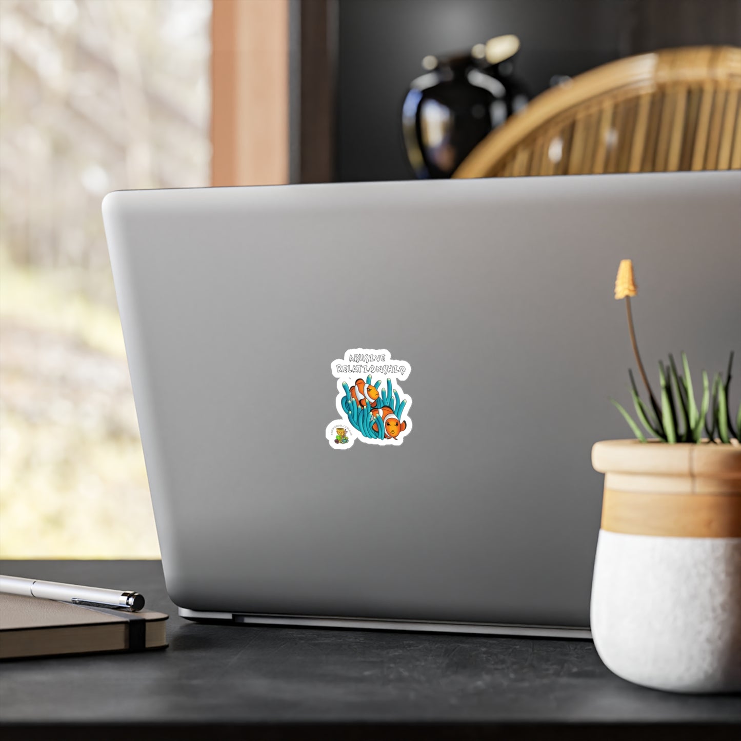 HGC "Abusive Relationship" Clown Fish Pair Vinyl Decals
