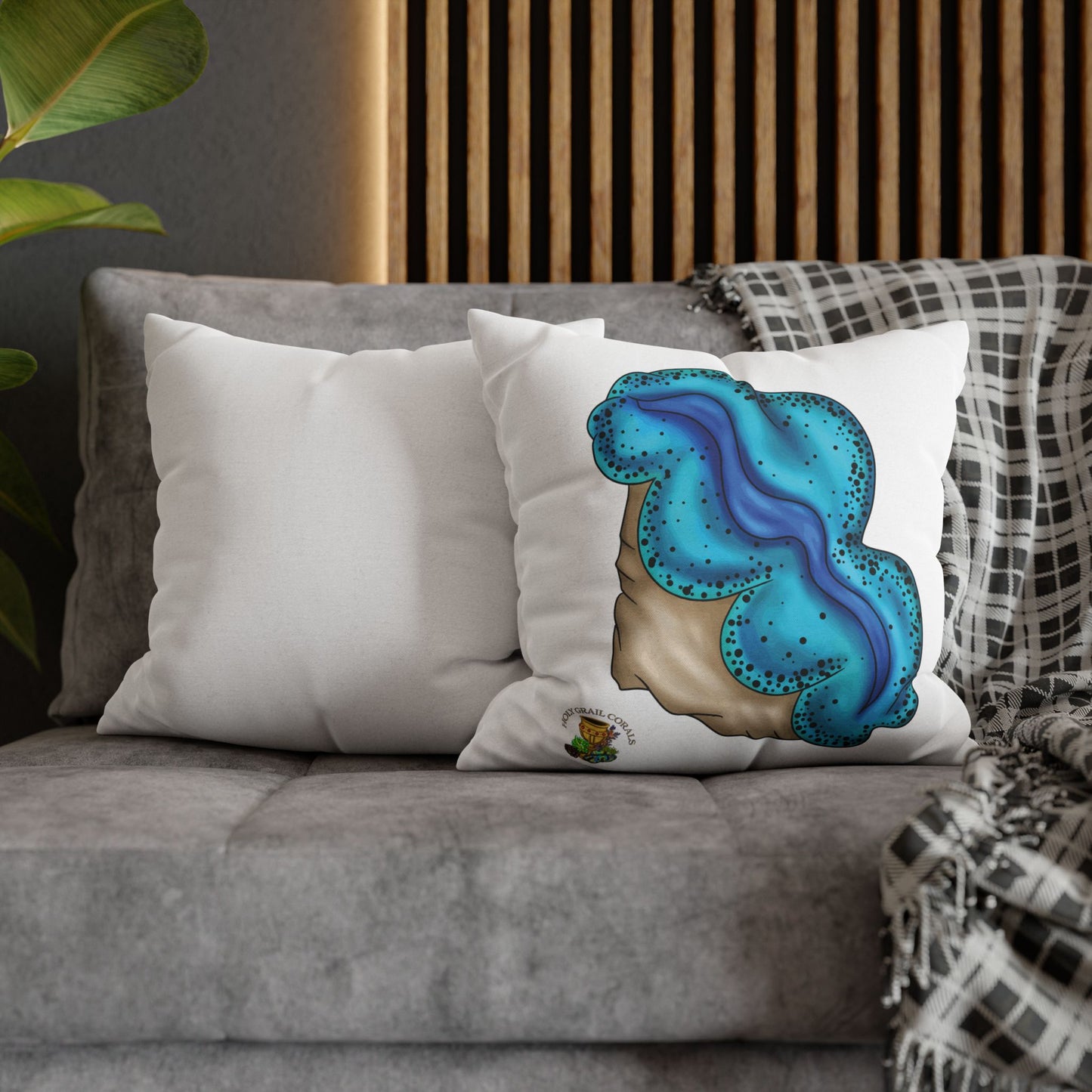 HGC Maxima Clam Square Pillow Cover