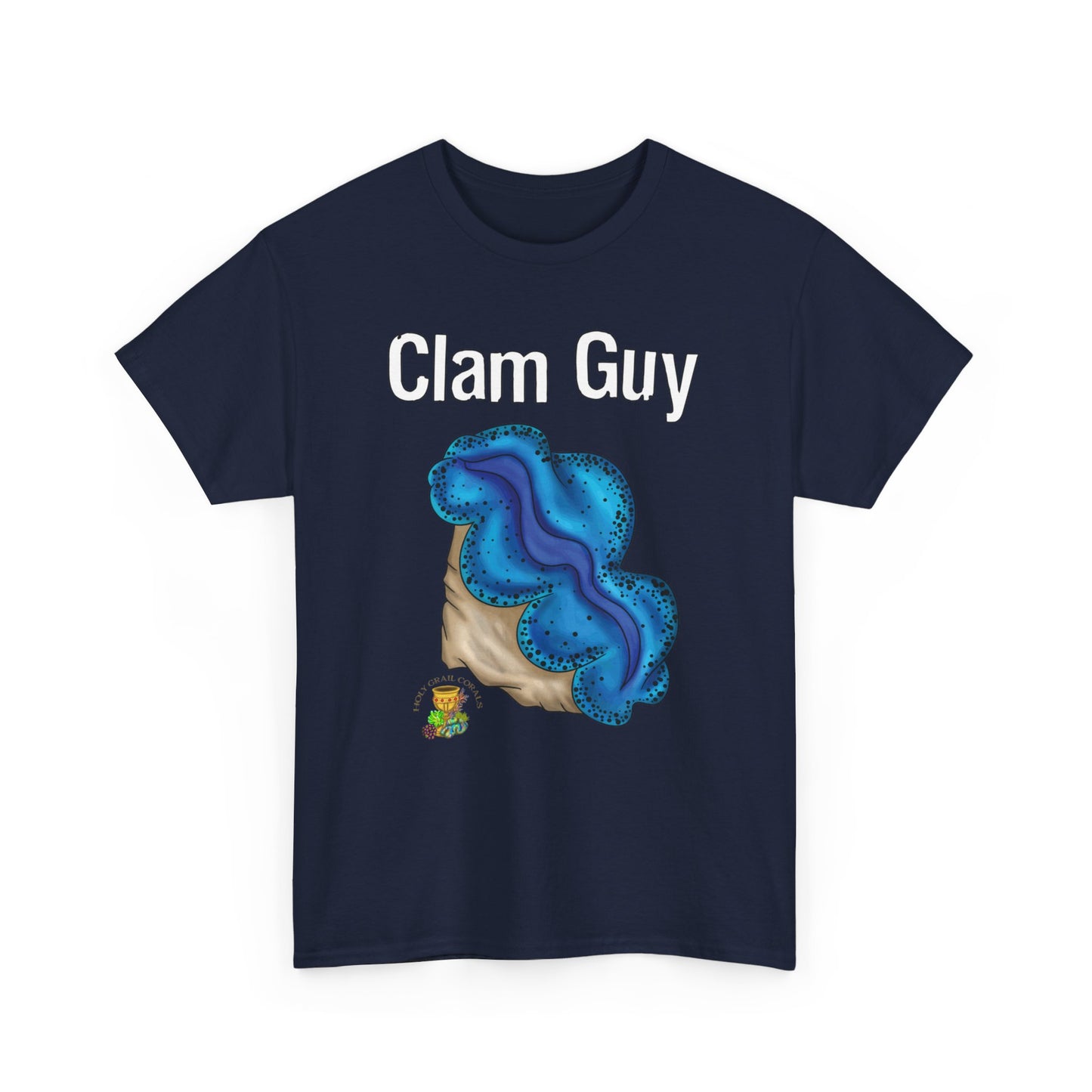 "Clam Guy" Maxima Clam Unisex Heavy Cotton Tee