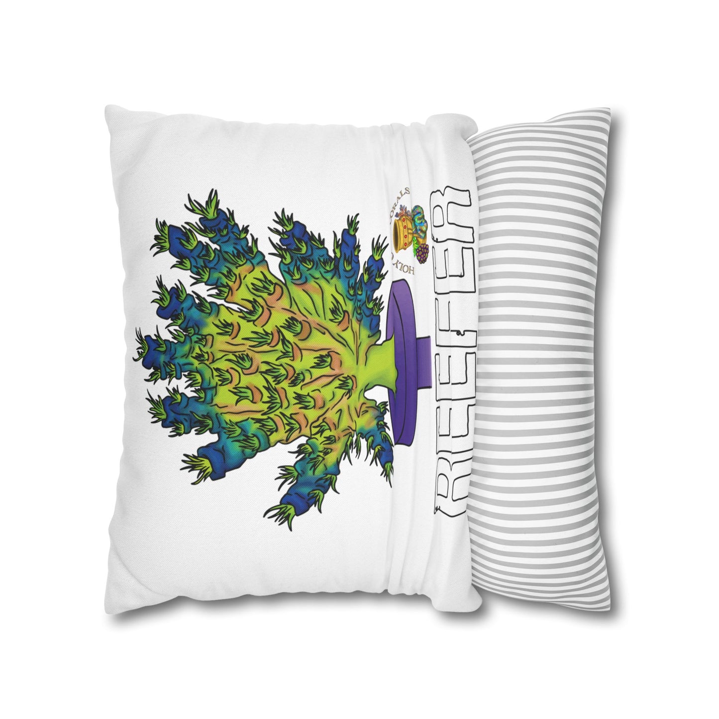 HGC "Reefer" Acropora Colony Square Pillow Cover