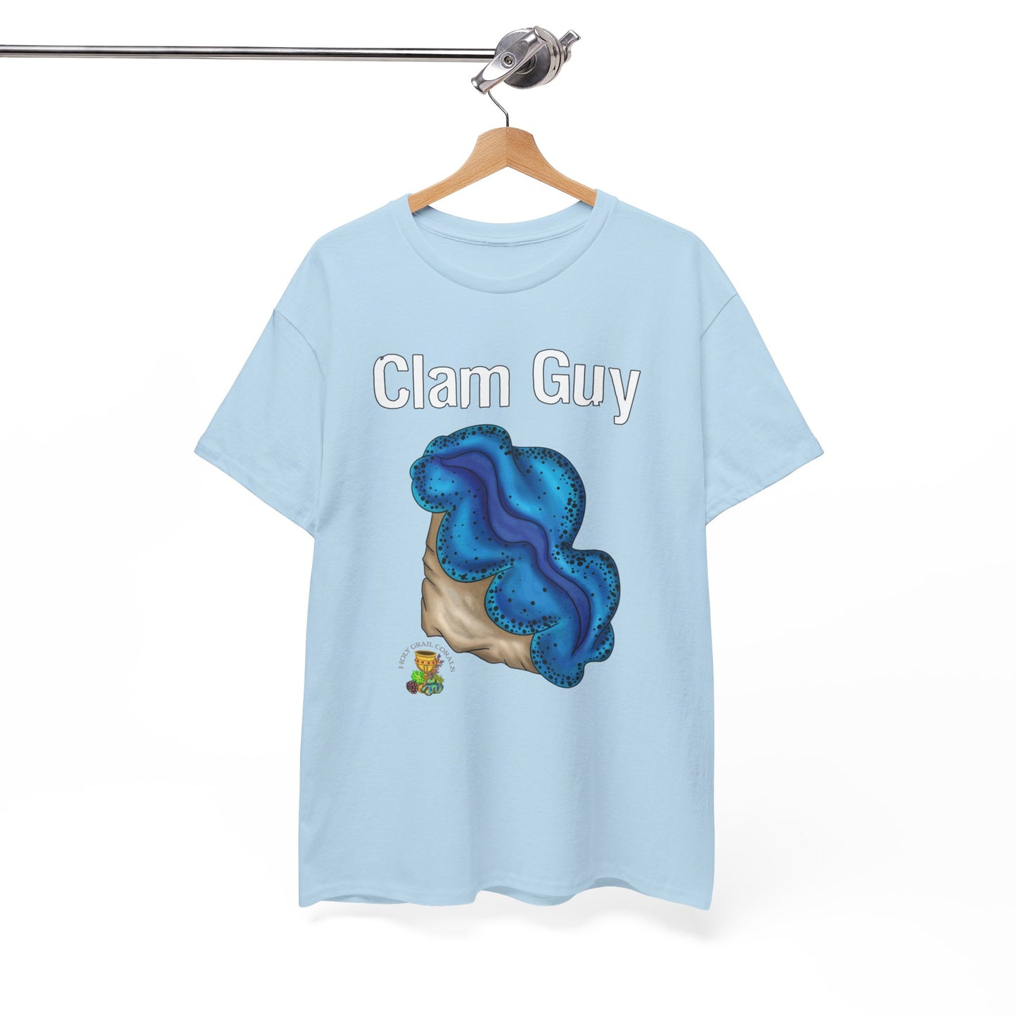 "Clam Guy" Maxima Clam Unisex Heavy Cotton Tee