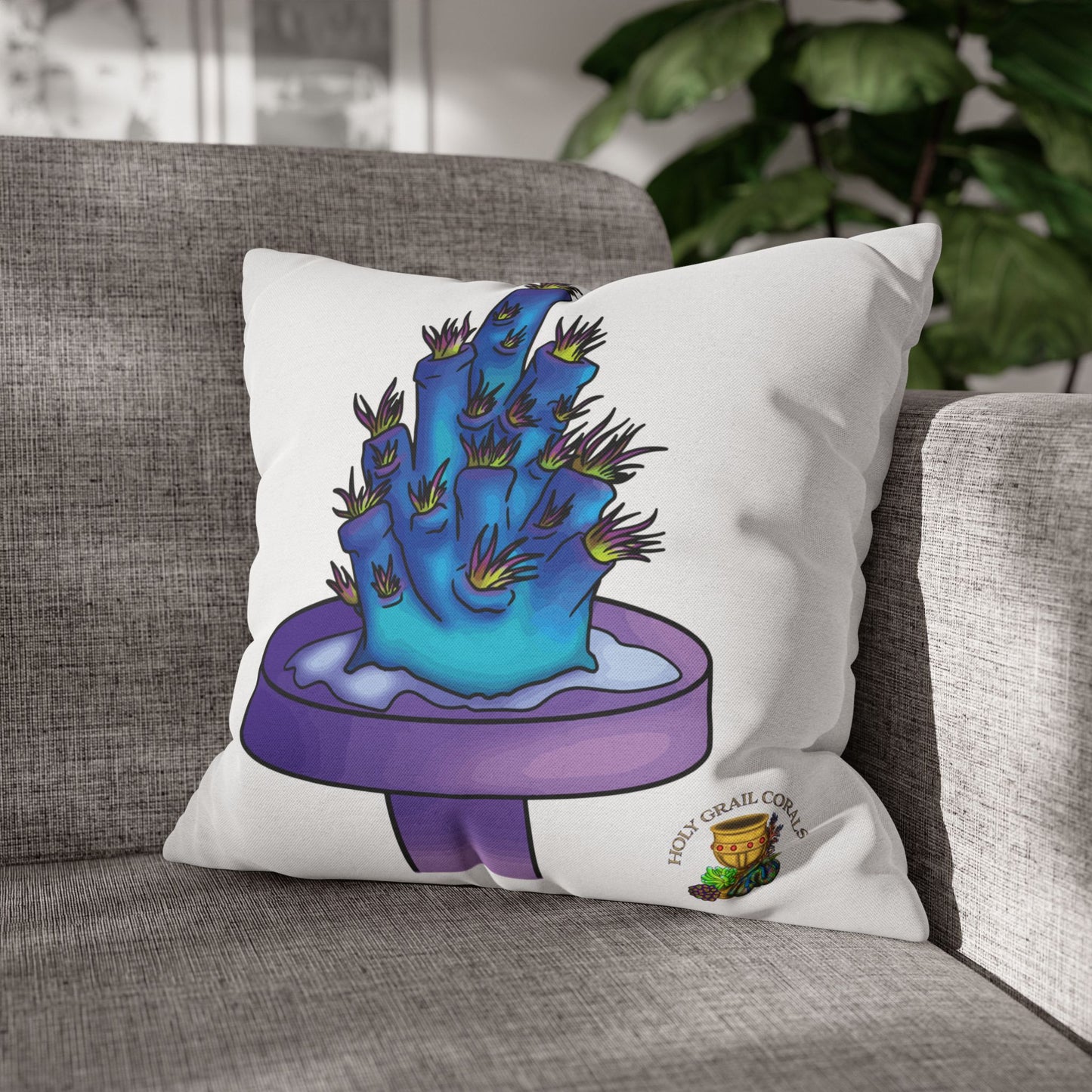 HGC Acropora Frag Square Pillow Cover 2