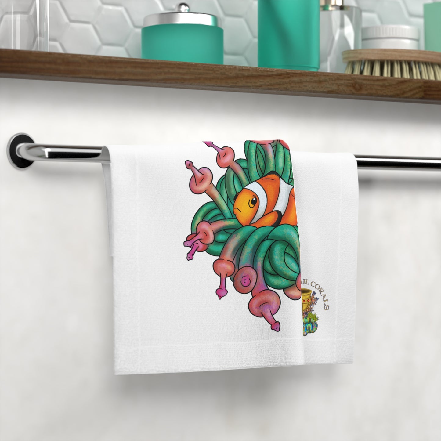 HGC "Just The Tip" Clown Fish Pair Aquarium Maintenance Towel