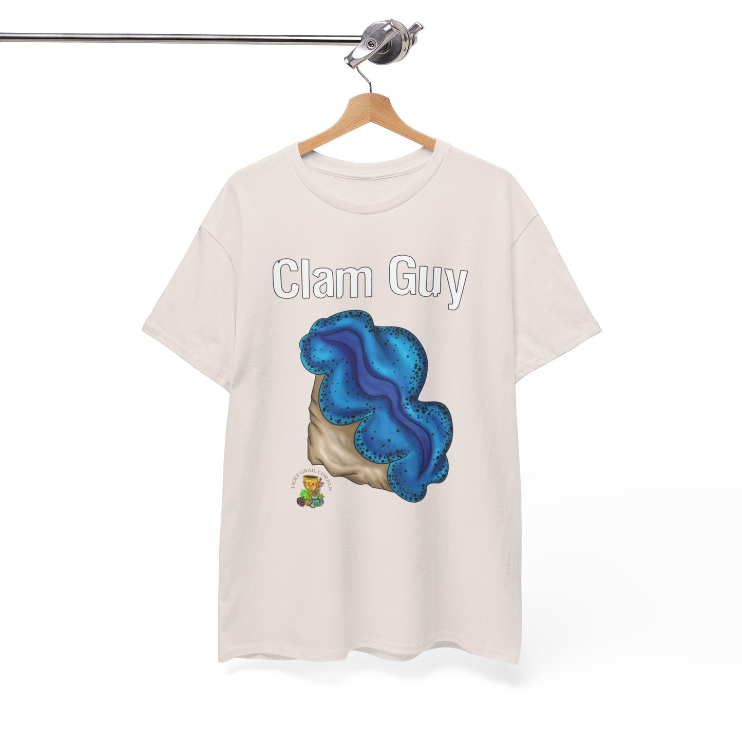 "Clam Guy" Maxima Clam Unisex Heavy Cotton Tee