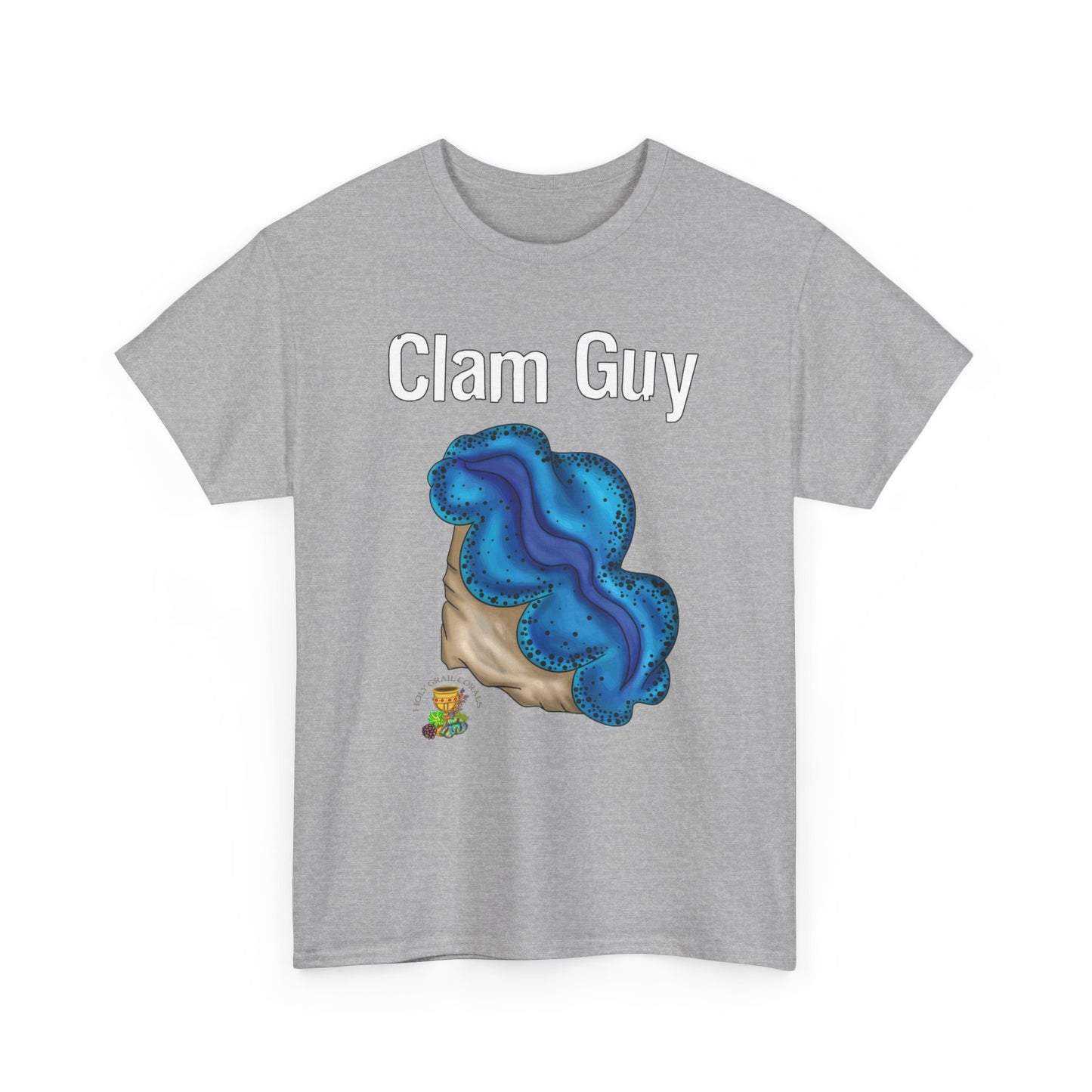 "Clam Guy" Maxima Clam Unisex Heavy Cotton Tee