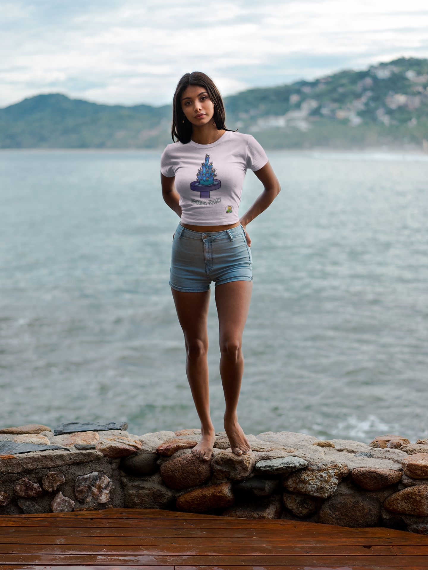 "Wanna Frag" Acropora Frag Women's Cotton Tee