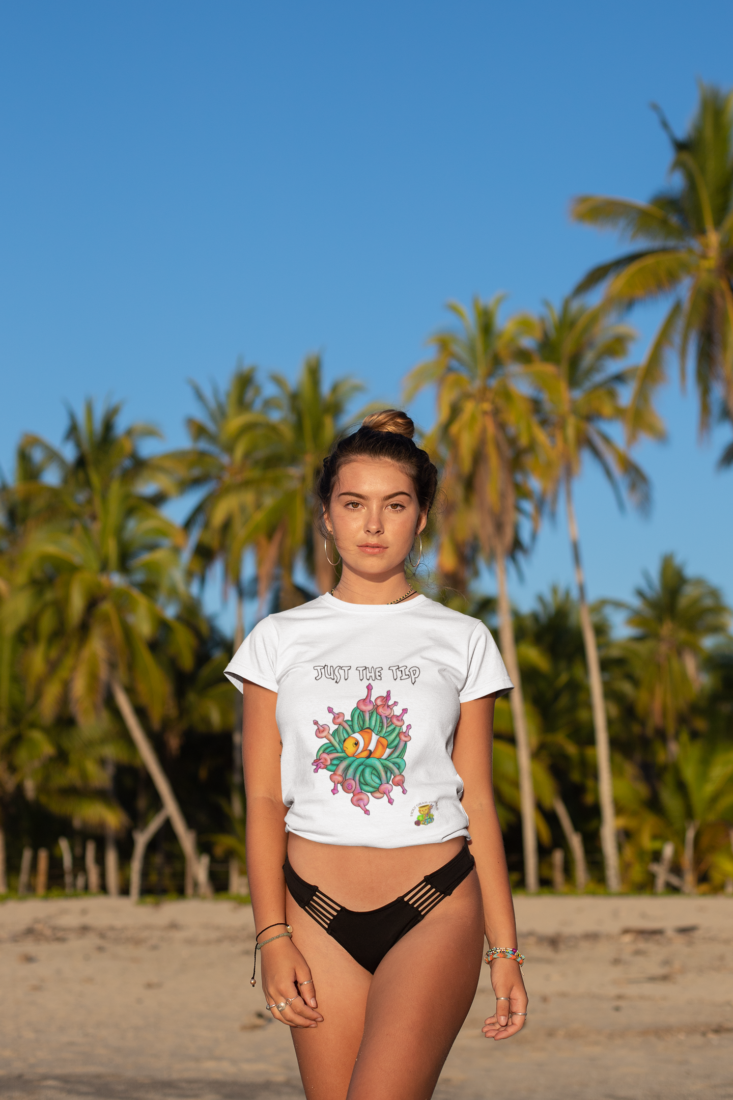 "Just The Tip" Bubble Tip Anemone Women's Cotton Tee