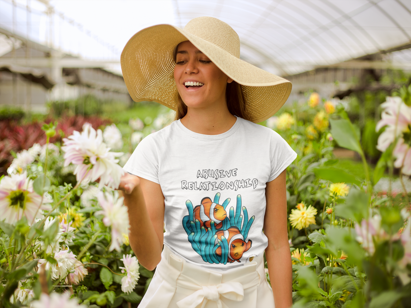 HGC "Abusive Relationship" Clown Fish Pair Women's Cotton Tee