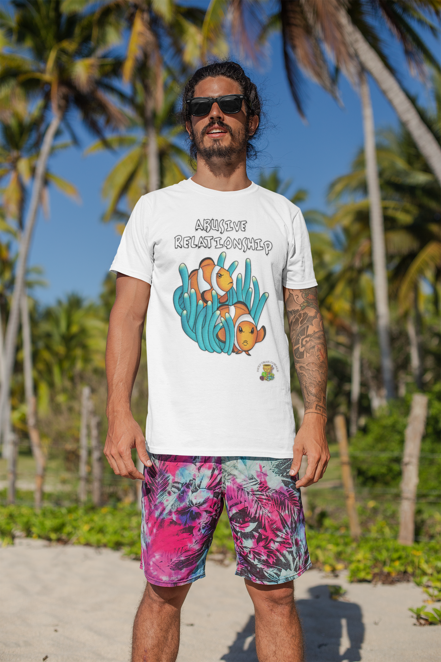 HGC "Abusive Relationship" Clown Fish Pair Unisex Heavy Cotton Tee