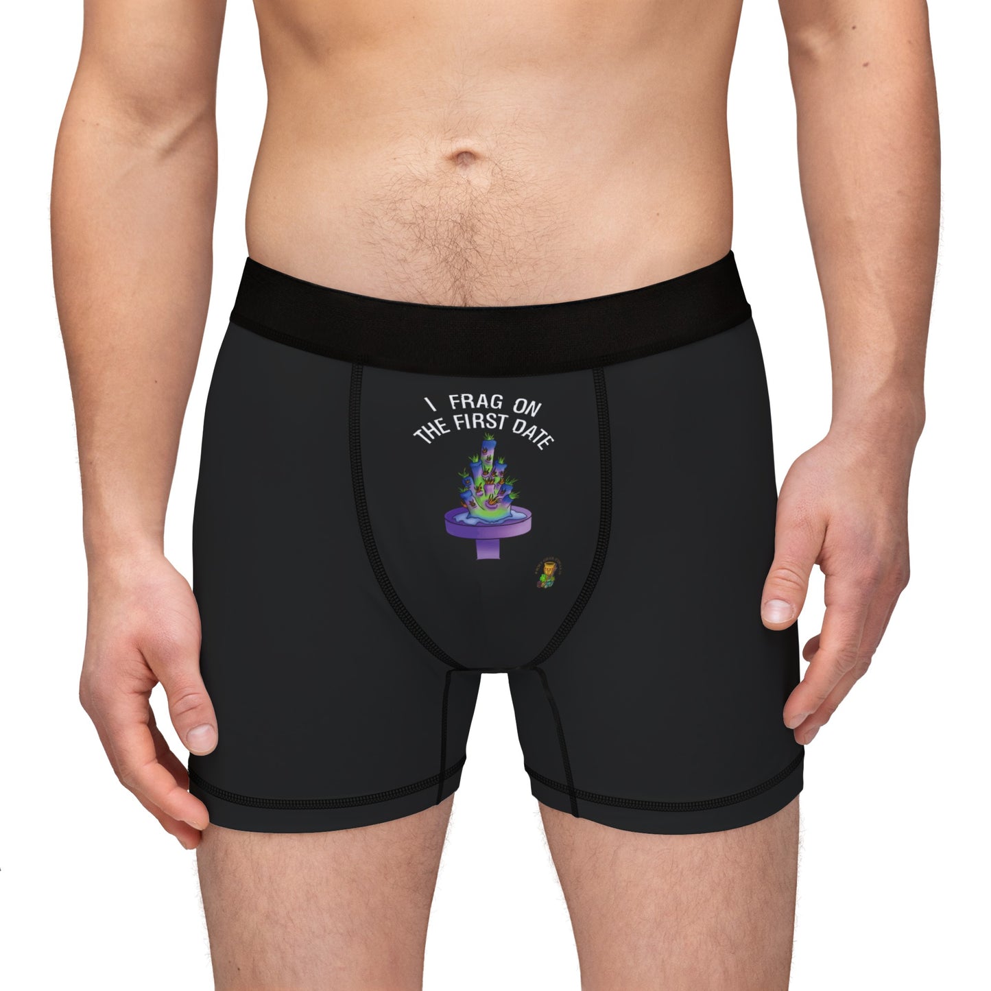 "I Frag On The First Date" Acropora Frag Men's Boxers