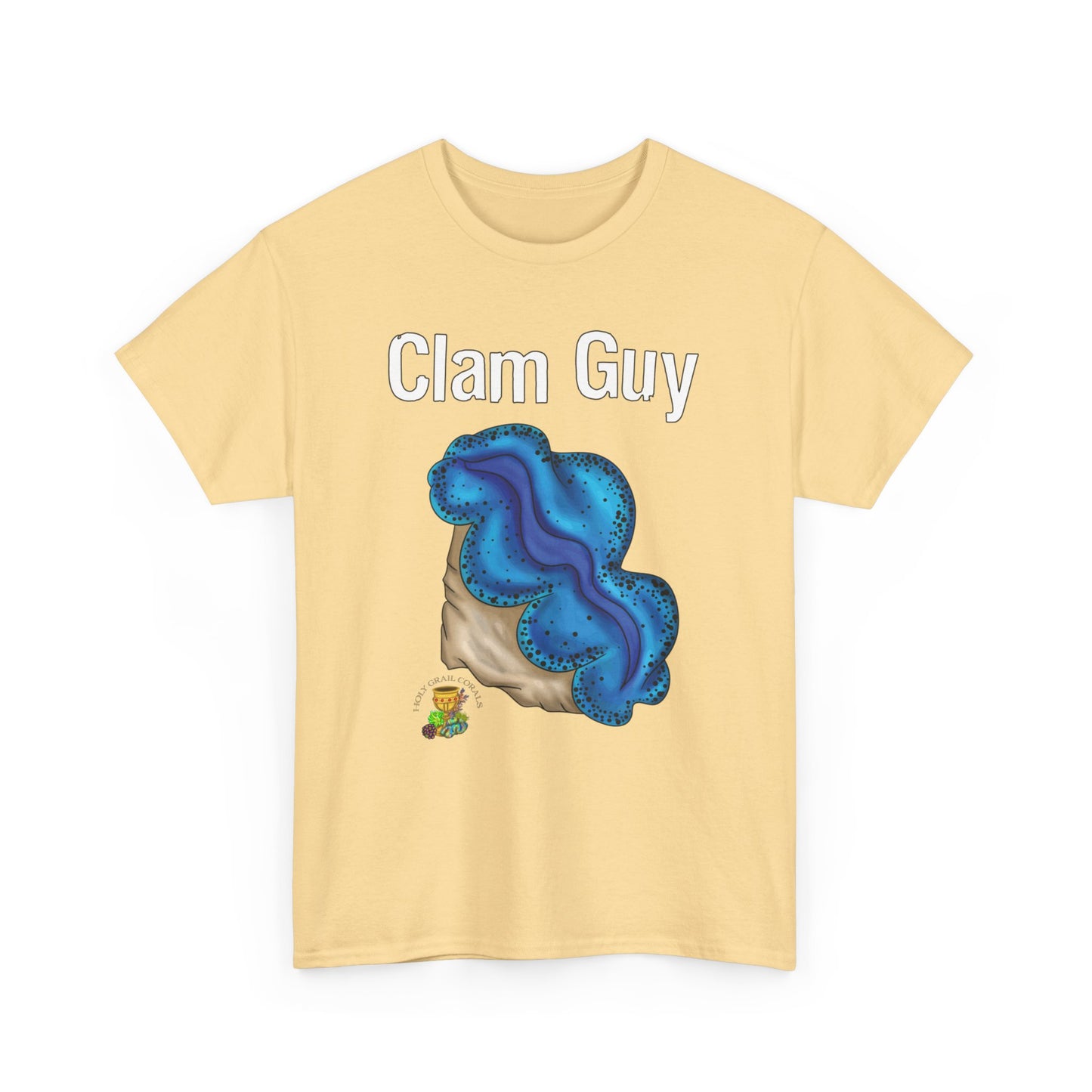 "Clam Guy" Maxima Clam Unisex Heavy Cotton Tee