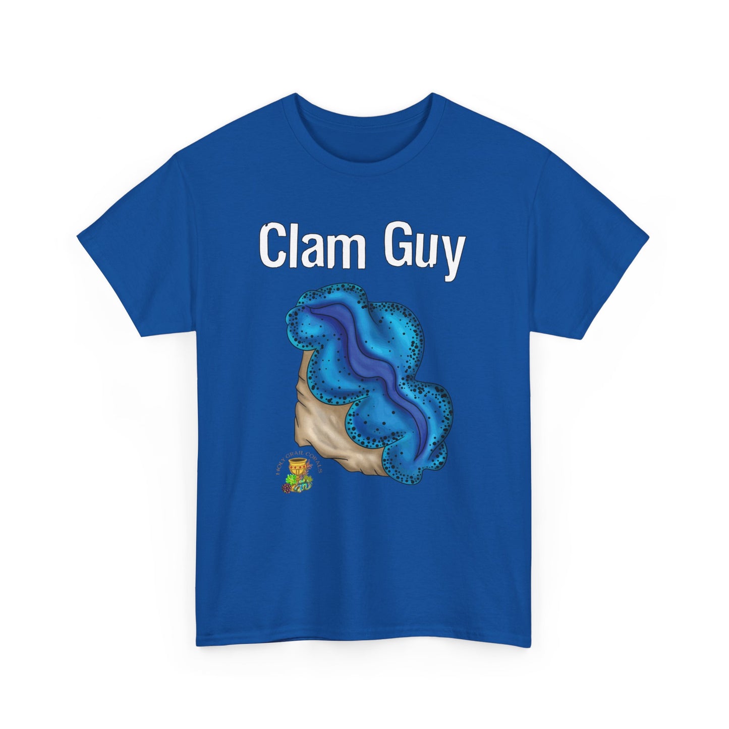 "Clam Guy" Maxima Clam Unisex Heavy Cotton Tee