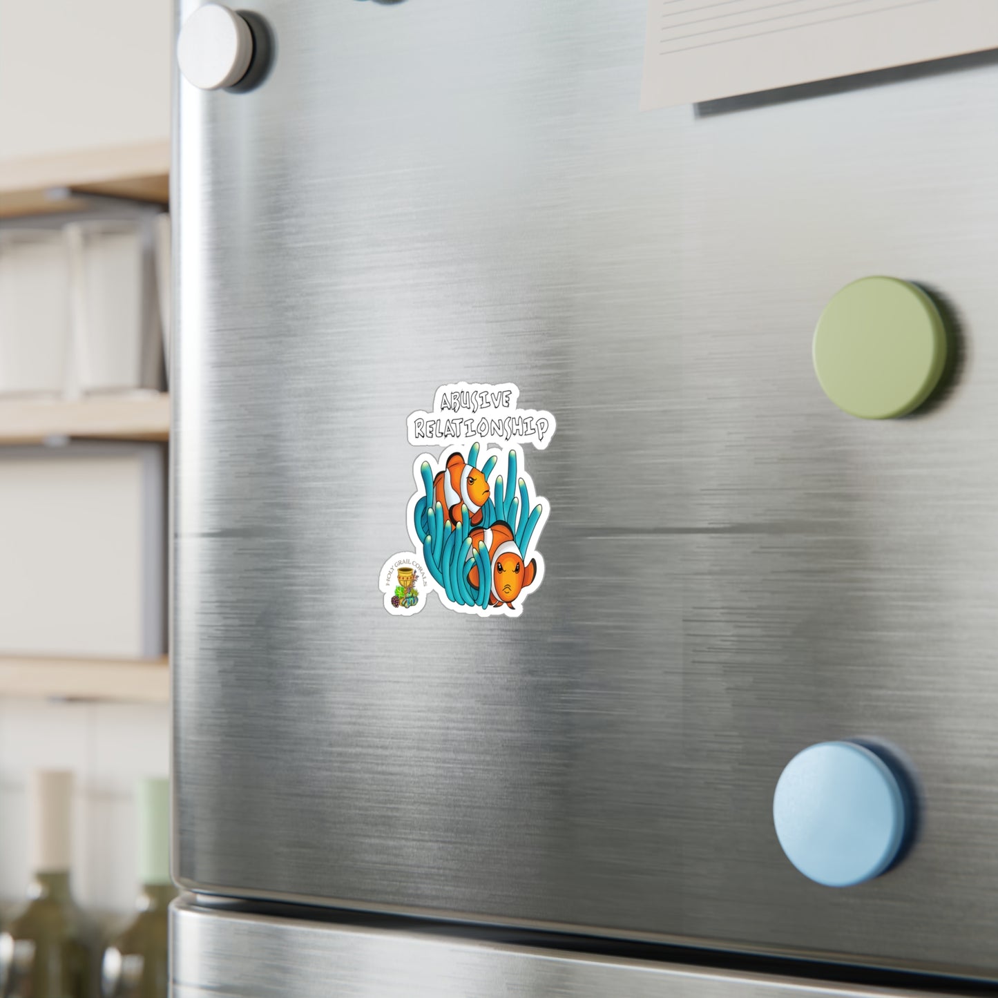 HGC "Abusive Relationship" Clown Fish Pair Vinyl Decals