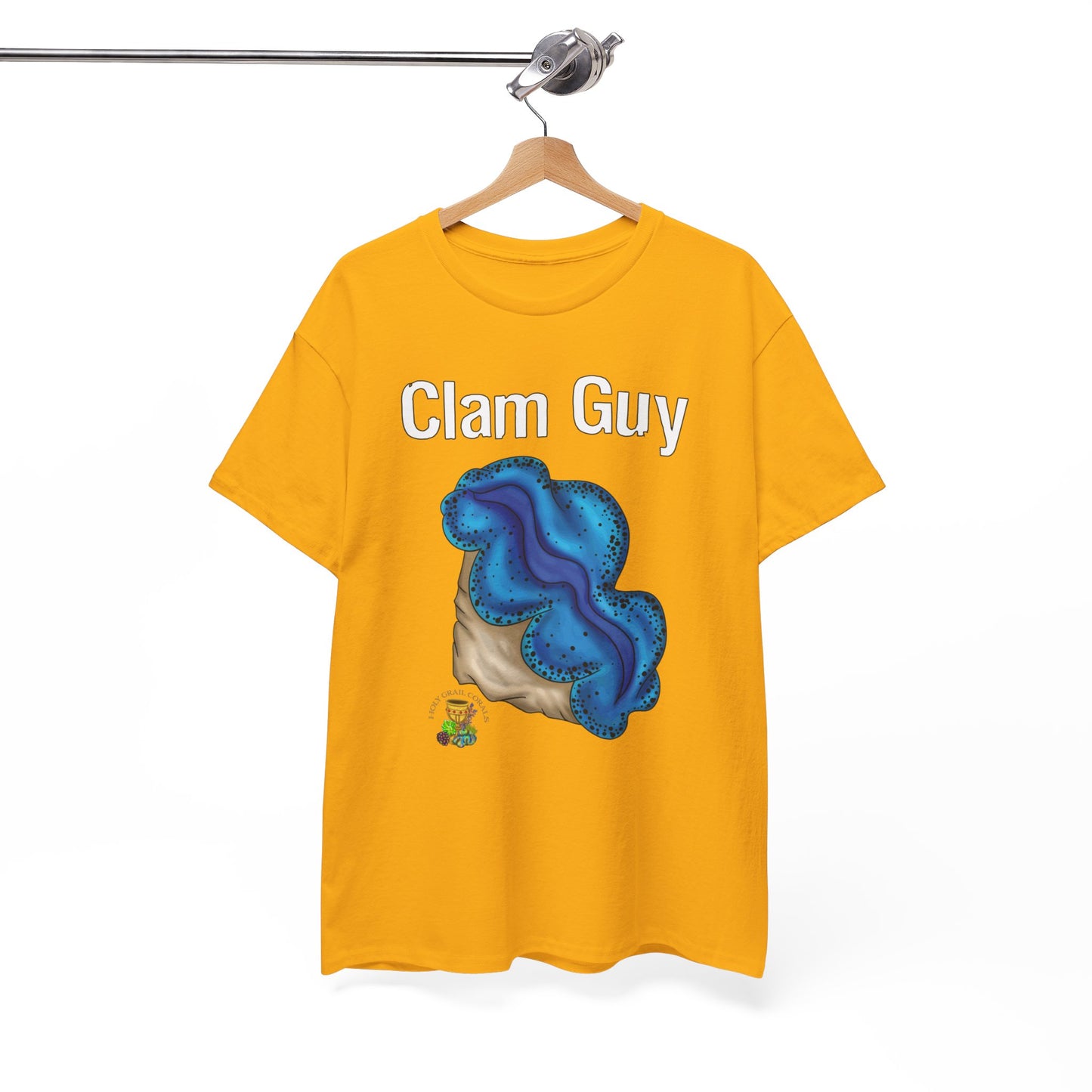 "Clam Guy" Maxima Clam Unisex Heavy Cotton Tee