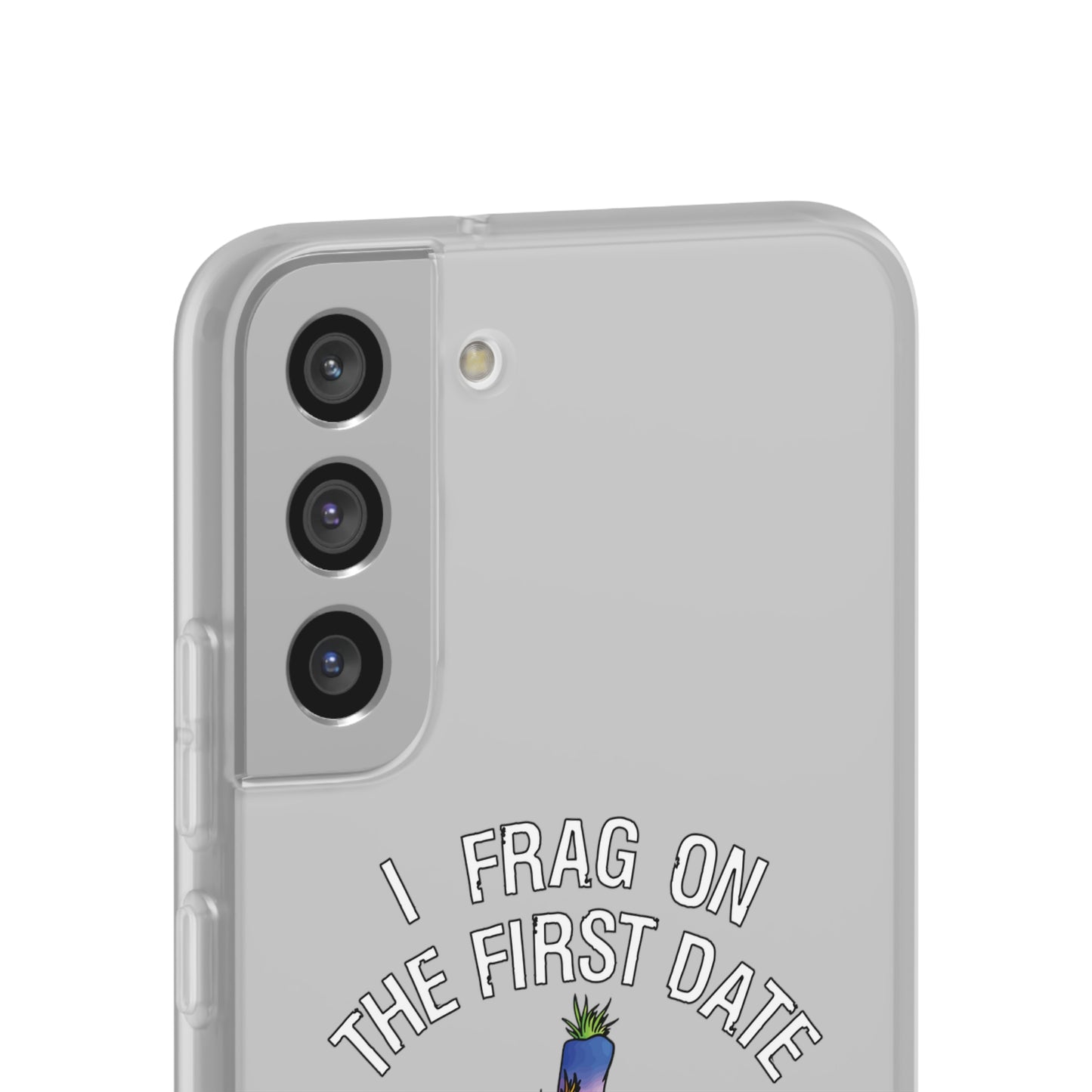 "I Frag On The First Date" Acropora Frag Cell Phone Flexi Case