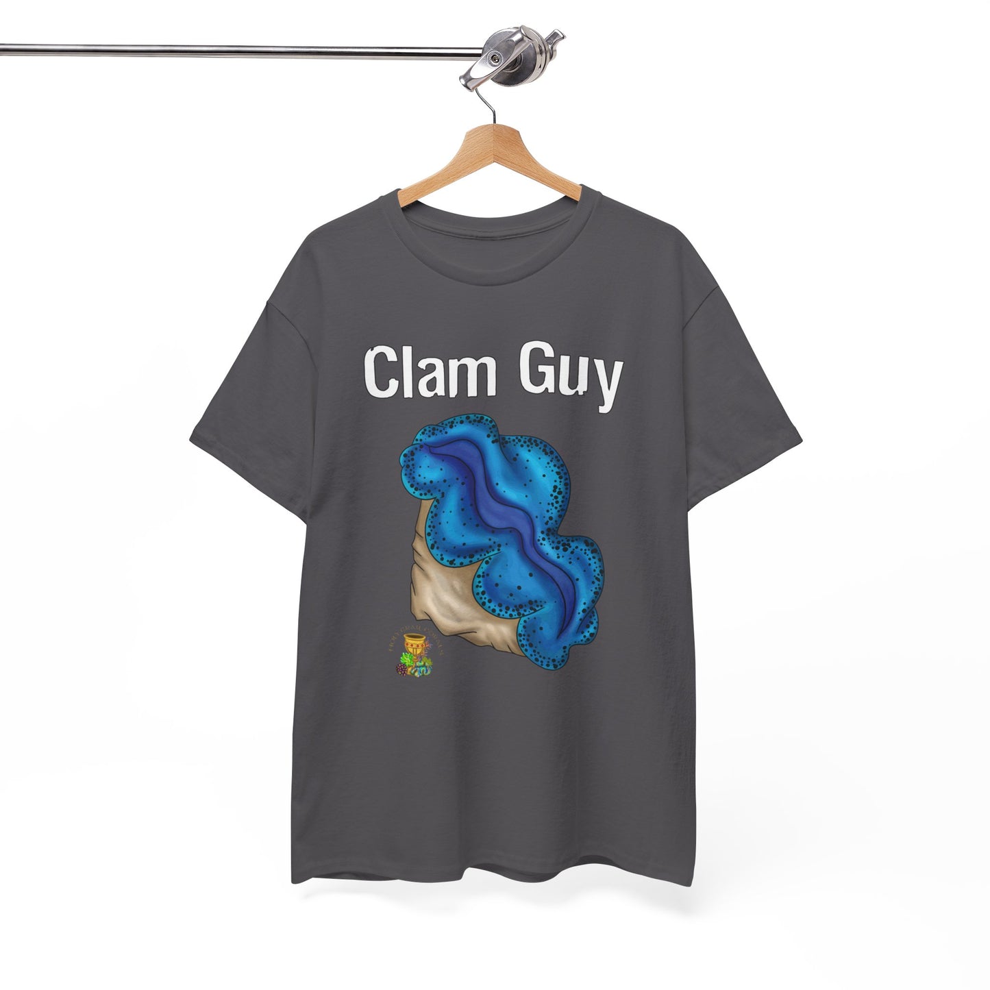 "Clam Guy" Maxima Clam Unisex Heavy Cotton Tee