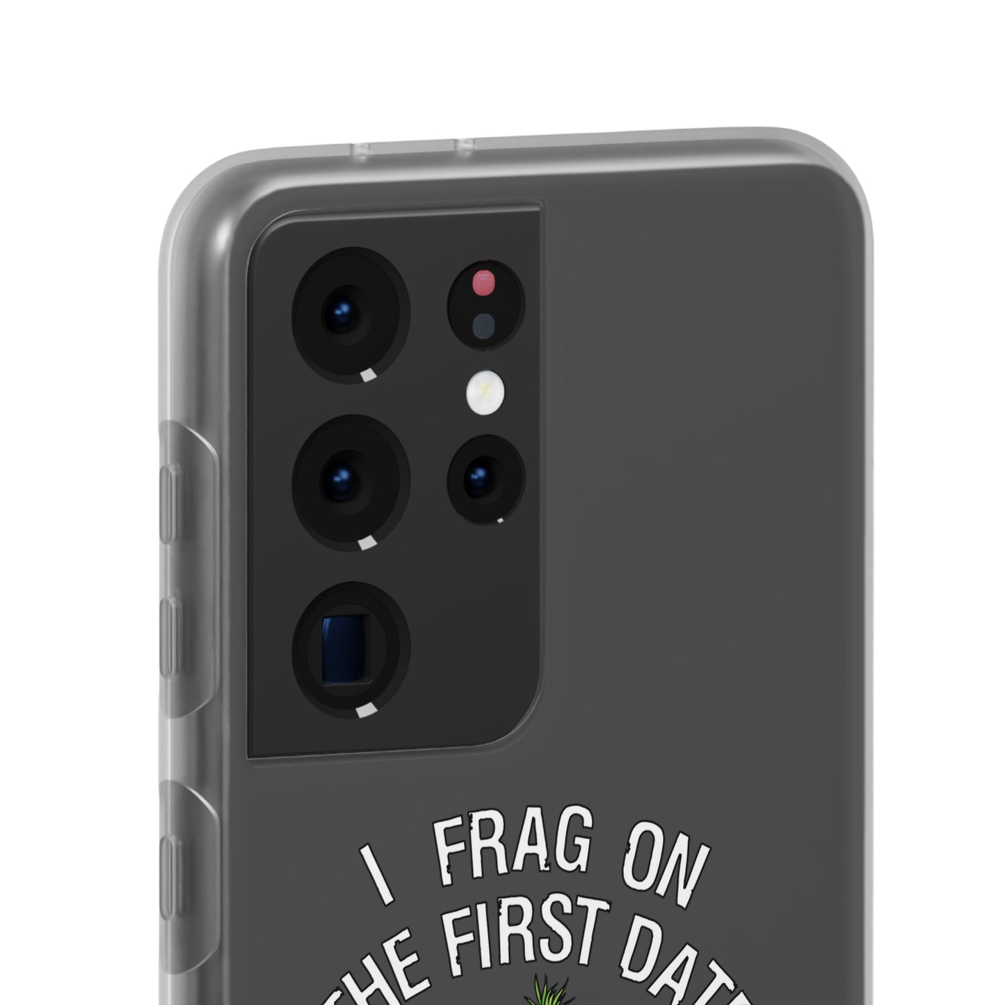 "I Frag On The First Date" Acropora Frag Cell Phone Flexi Case