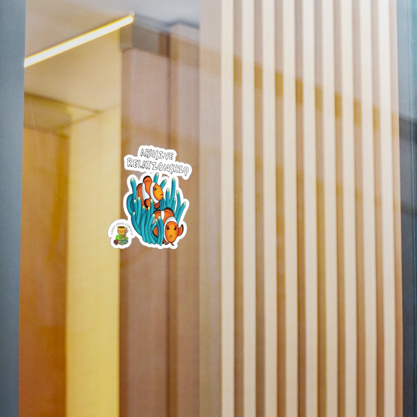 HGC "Abusive Relationship" Clown Fish Pair Vinyl Decals