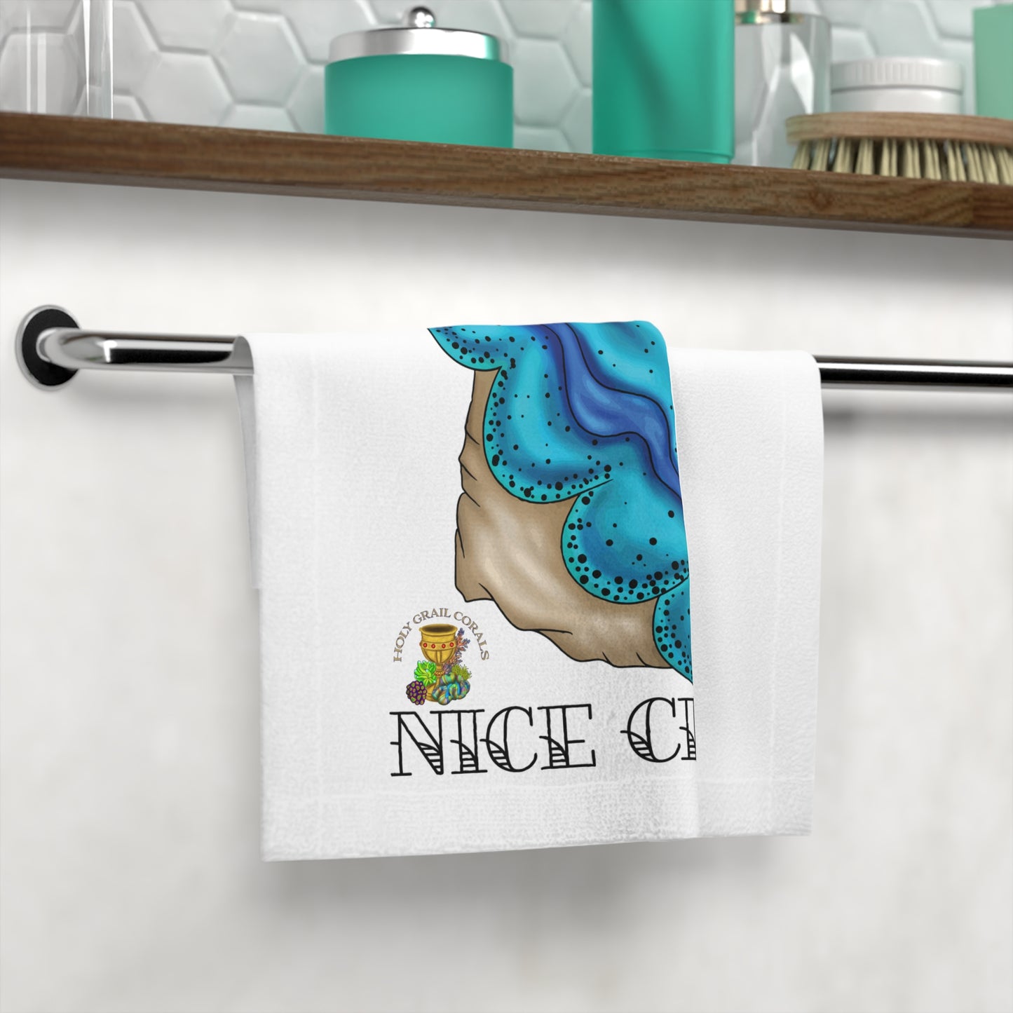 HGC "I Have A Nice Clam" Maxima Clam Aquarium Maintenance Towel