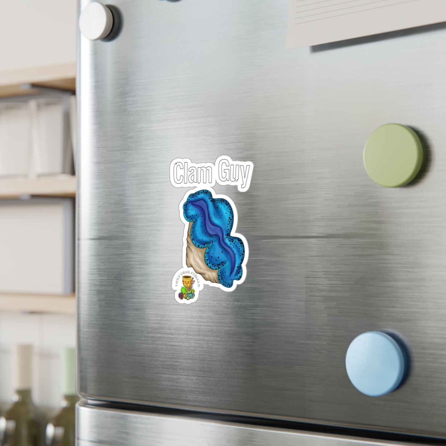 "Clam Guy" Maxima Clam Vinyl Decals