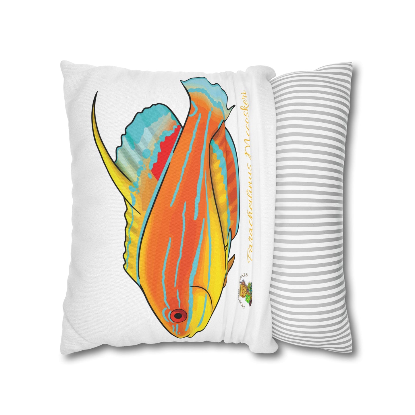 HGC McCosker's Wrasse Square Pillow Cover