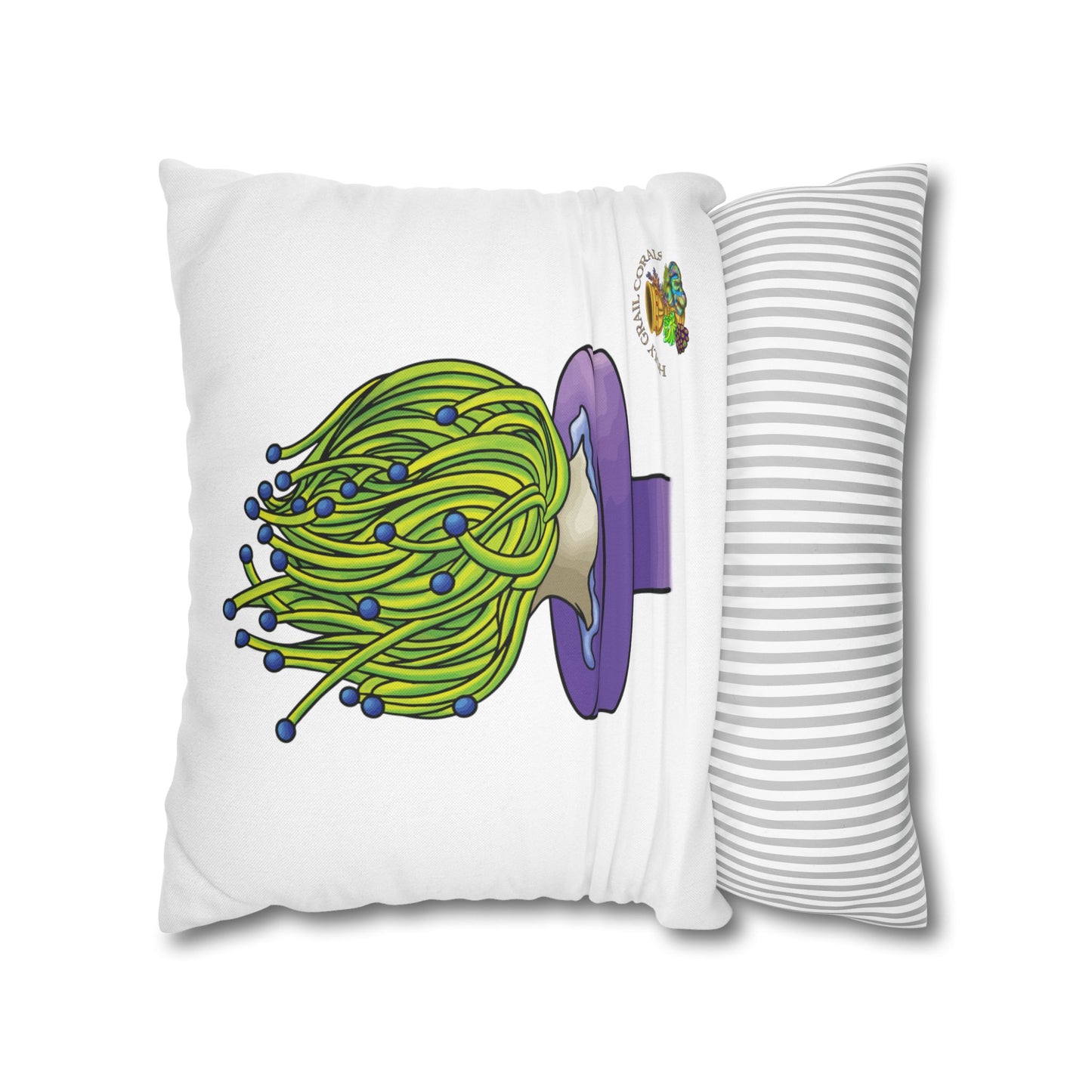 Torch Coral Square Pillow Cover