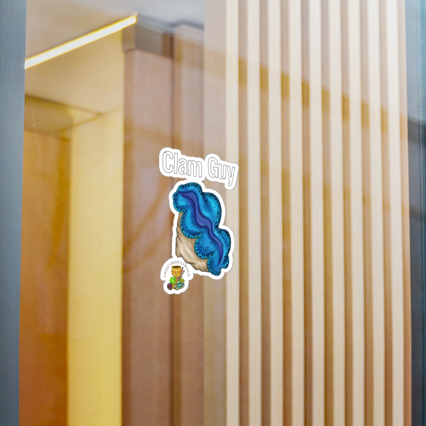 "Clam Guy" Maxima Clam Vinyl Decals