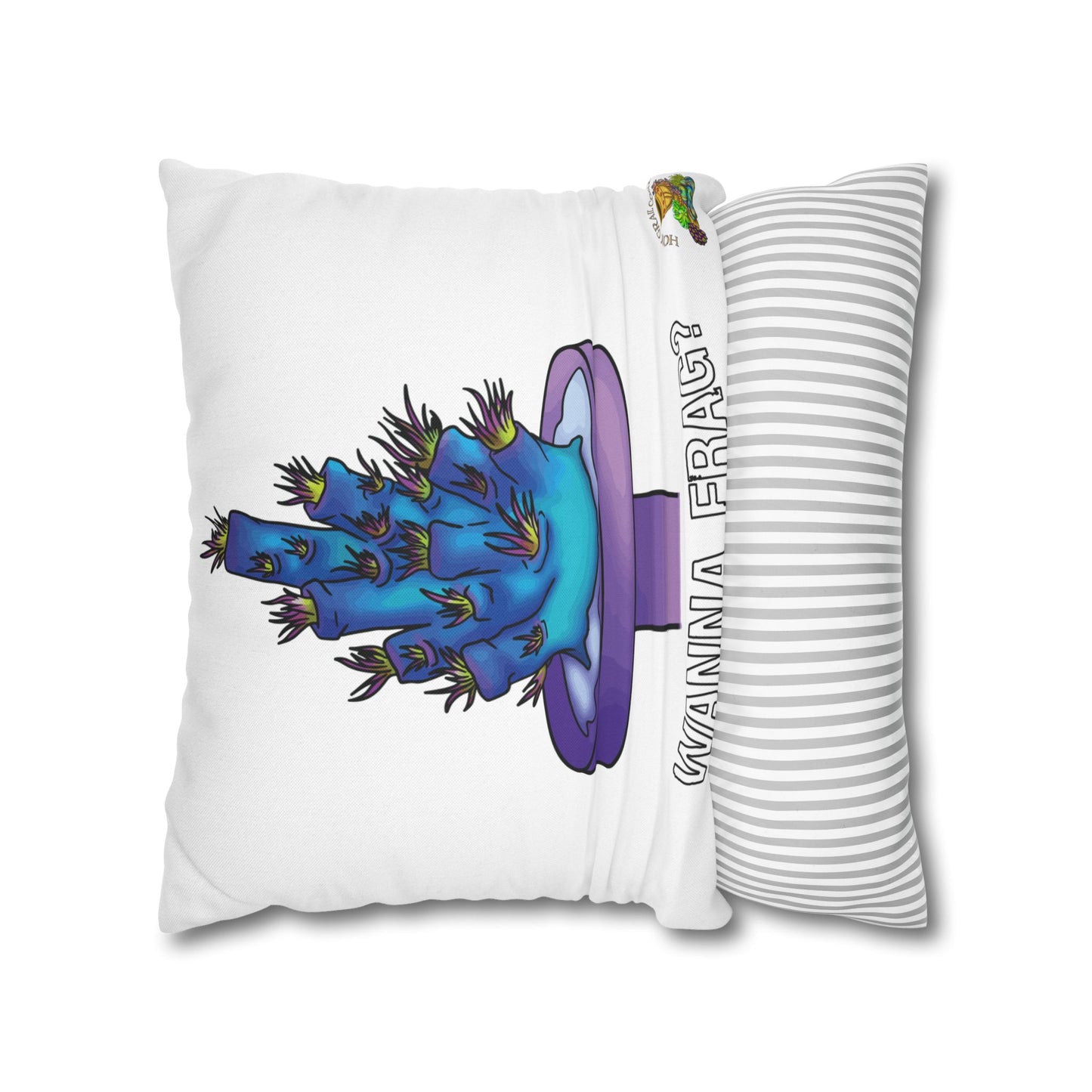 HGC "Wanna Frag" Acropora Frag Square Pillow Cover
