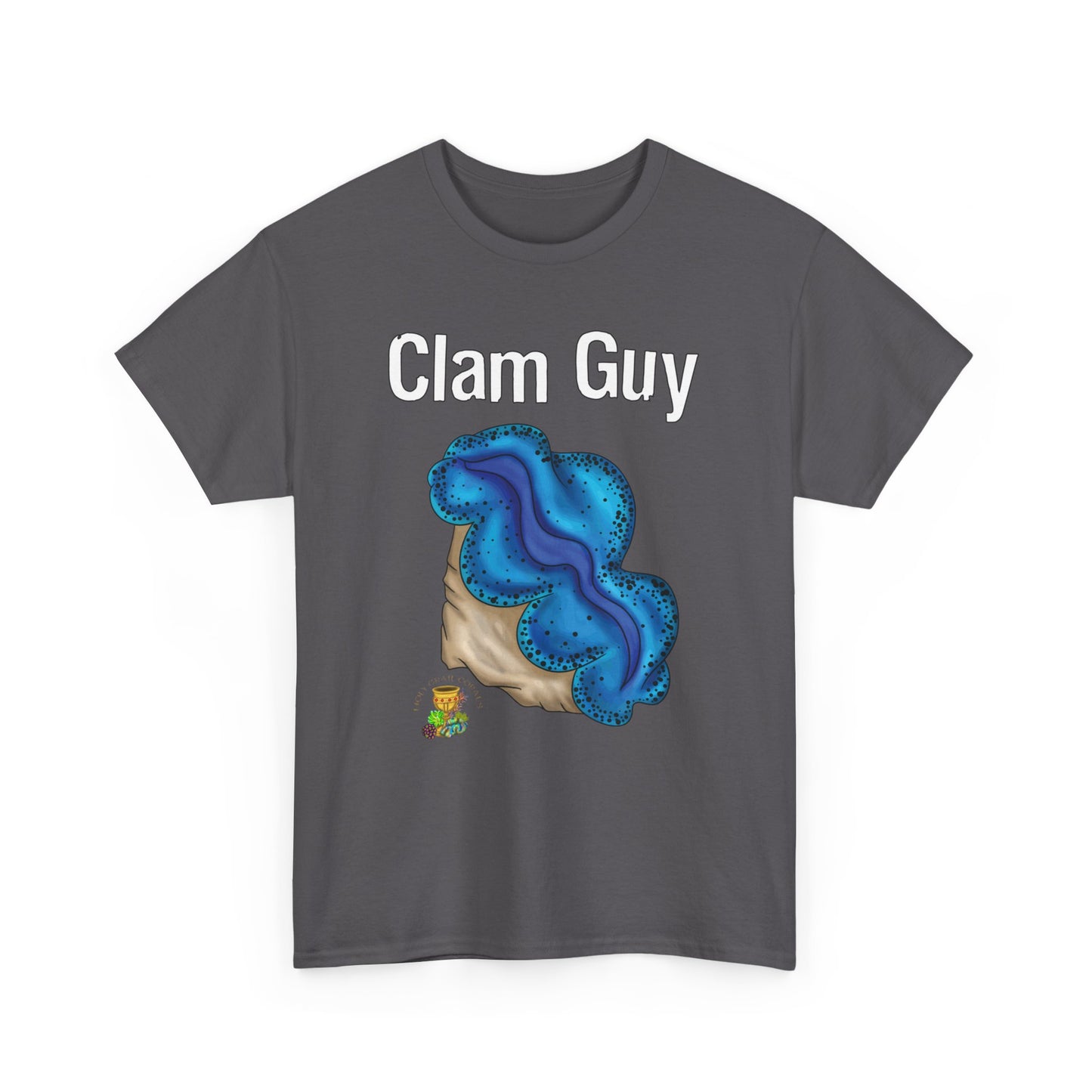 "Clam Guy" Maxima Clam Unisex Heavy Cotton Tee