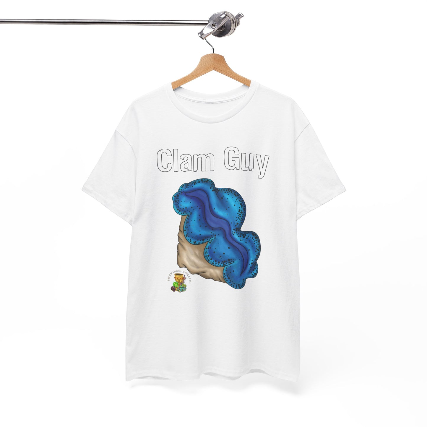 "Clam Guy" Maxima Clam Unisex Heavy Cotton Tee