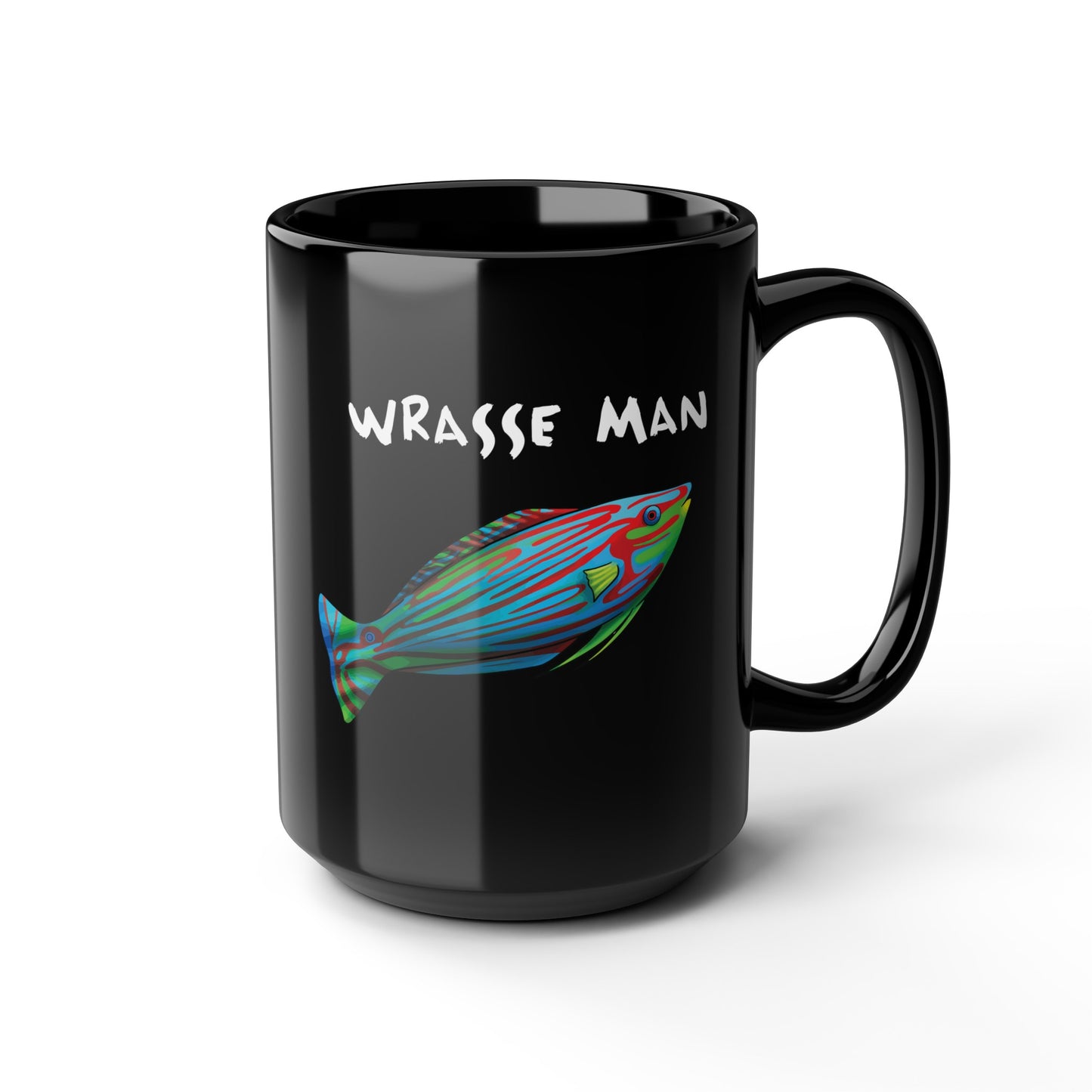 "Wrasse Man" Melanurus Wrasse Mug (11oz, 15oz)