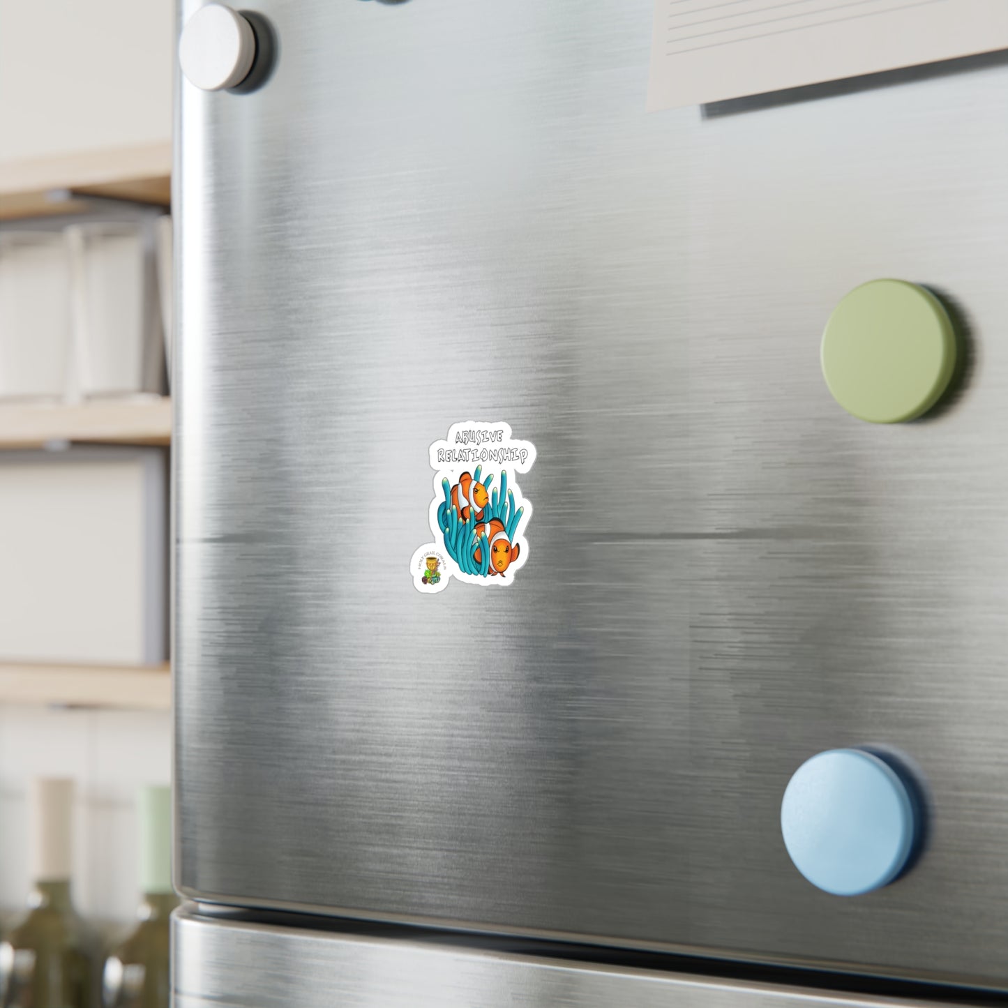 HGC "Abusive Relationship" Clown Fish Pair Vinyl Decals