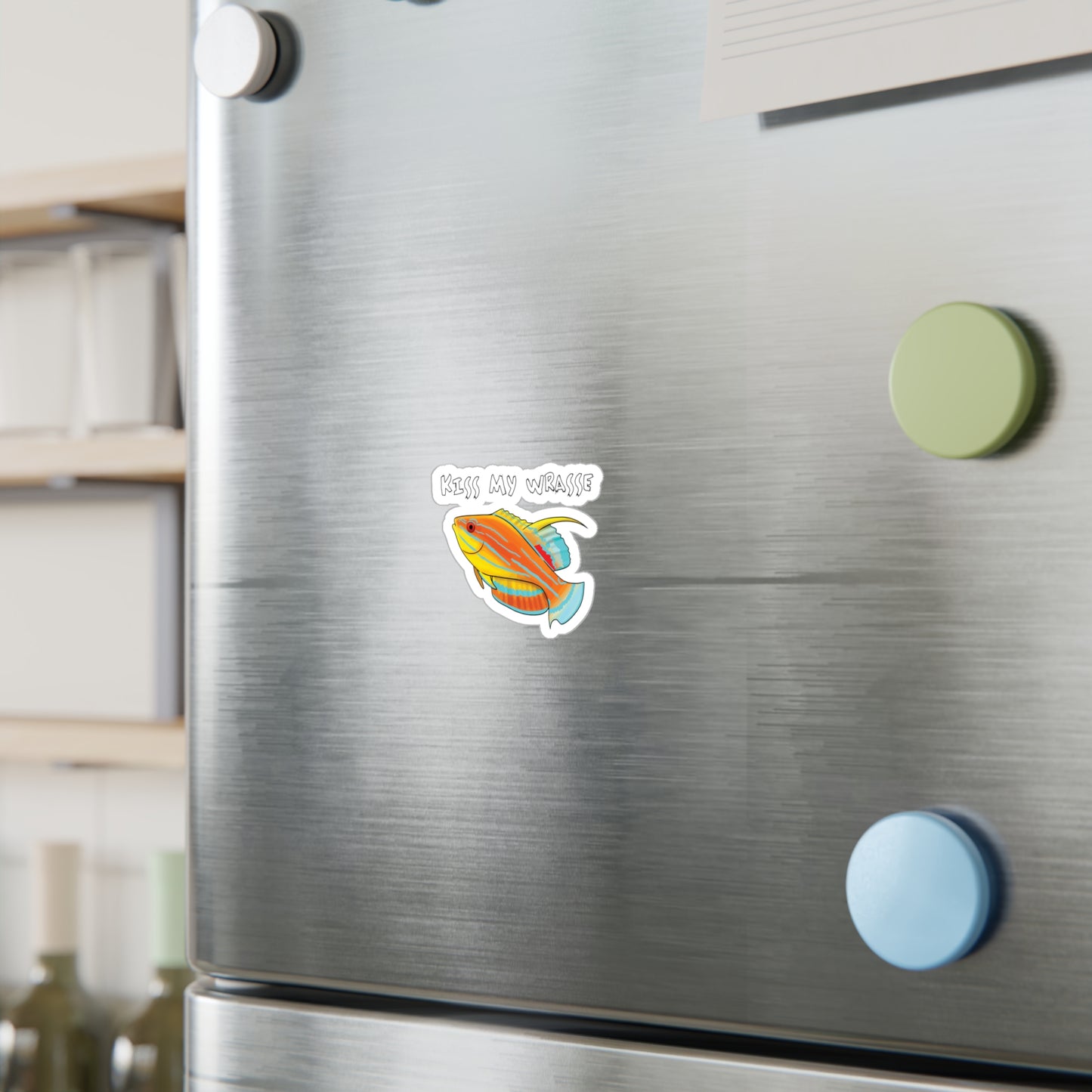 "Kiss My Wrasse" Mcosker's Wrasse Vinyl Decals