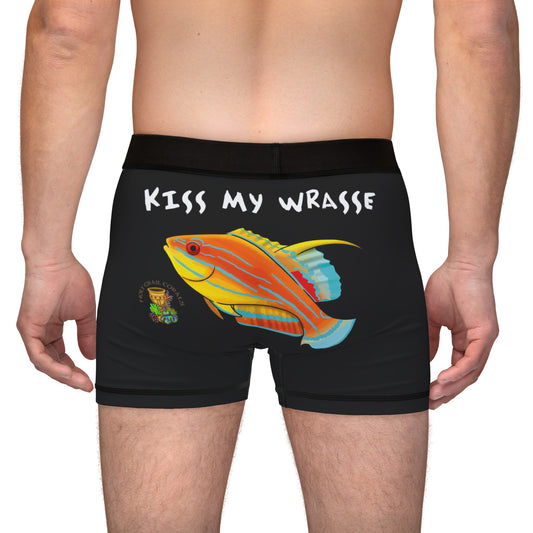 "Kiss My Wrasse" McCosker's Wrasse Men's Boxers