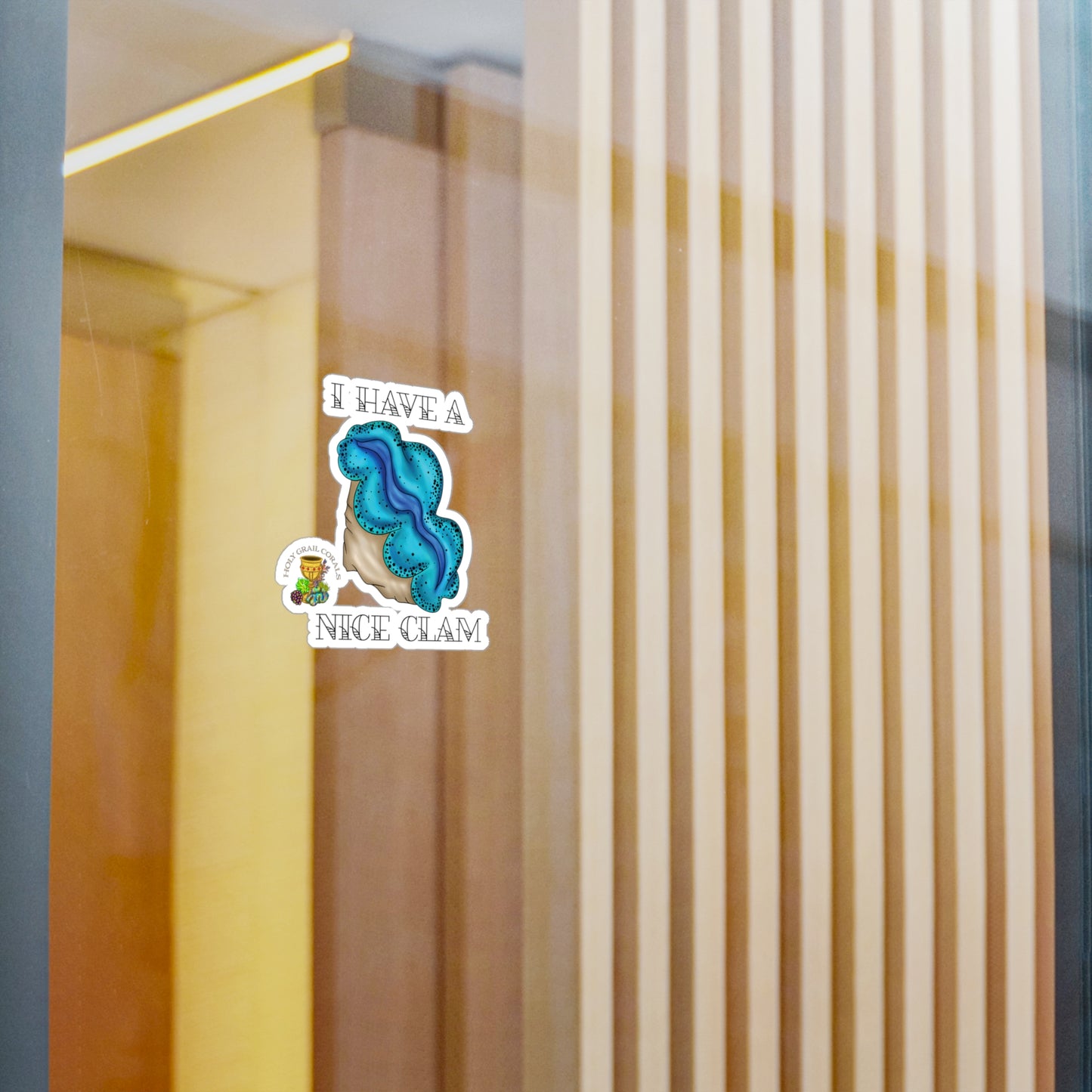 HGC "I Have A Nice Clam" Maxima Clam Vinyl Decals