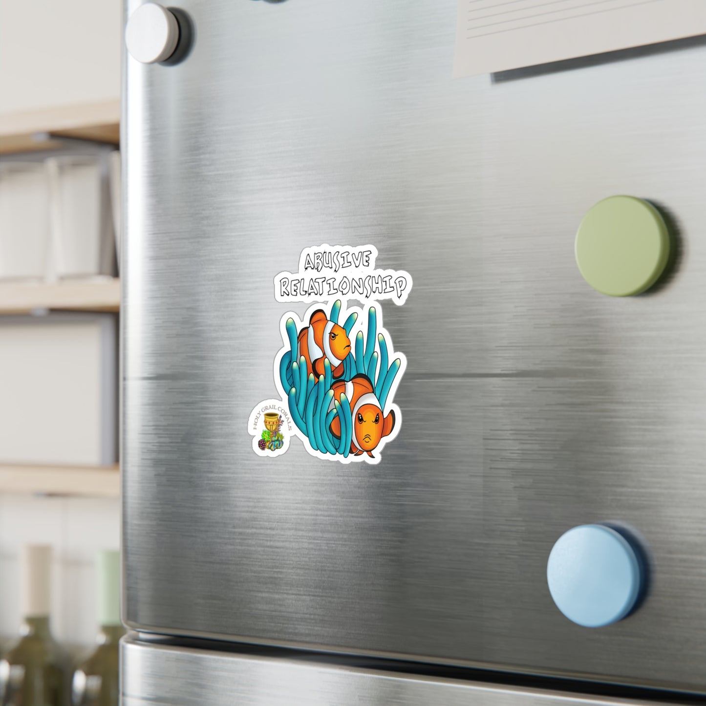 HGC "Abusive Relationship" Clown Fish Pair Vinyl Decals