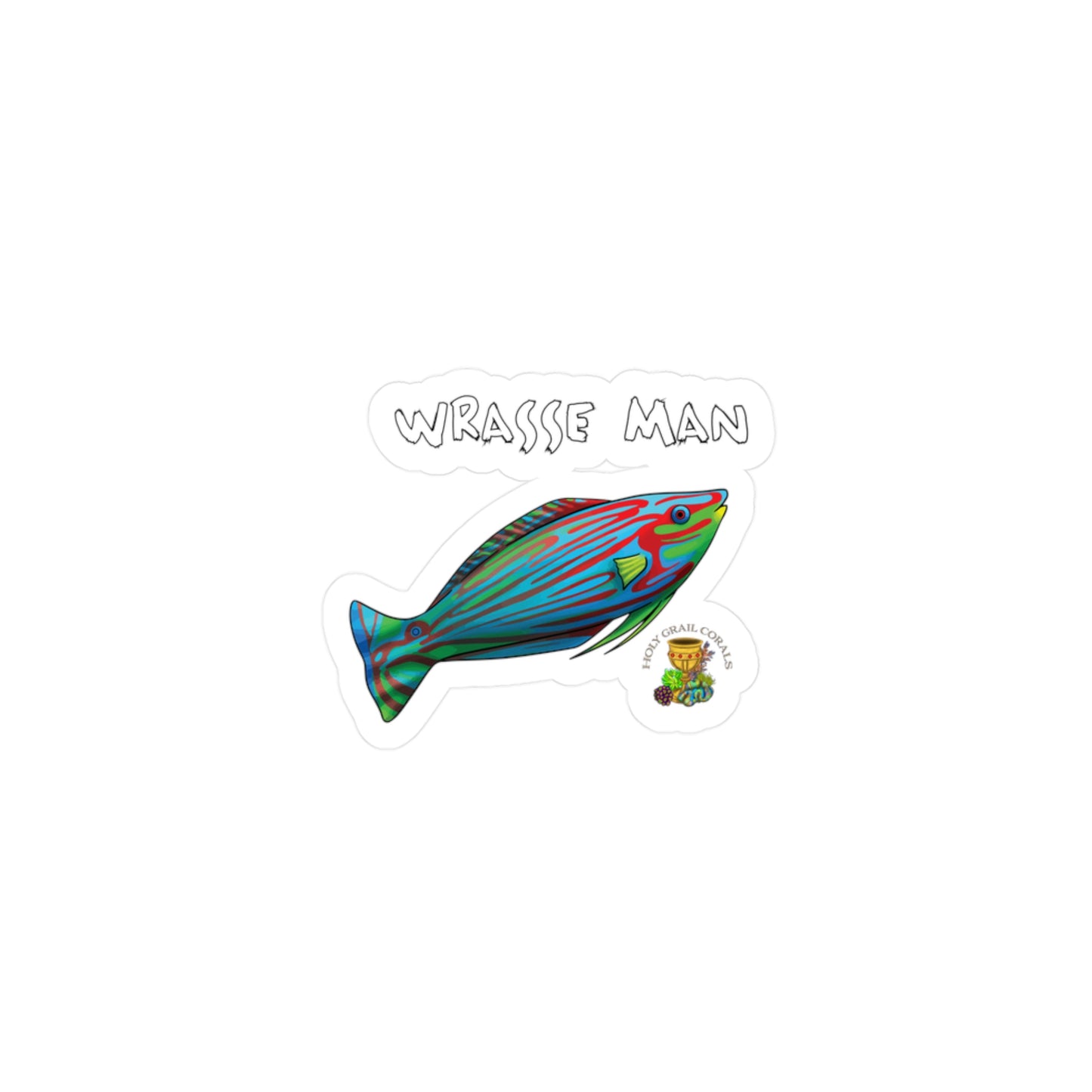 HGC "Wrasse Man" Melanurus Wrasse Vinyl Decals