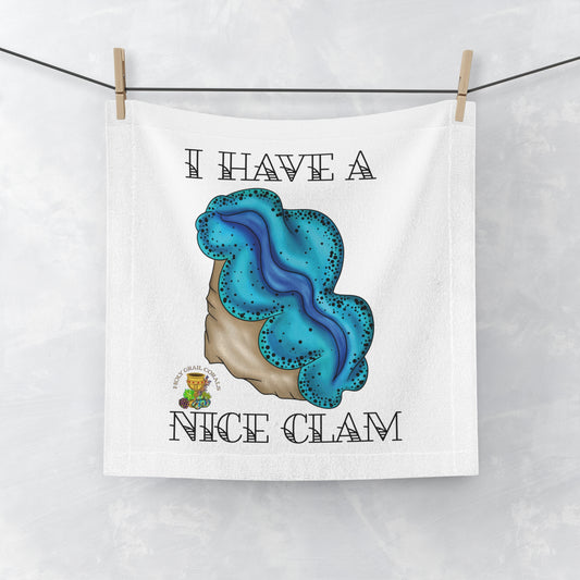 HGC "I Have A Nice Clam" Maxima Clam Aquarium Maintenance Towel