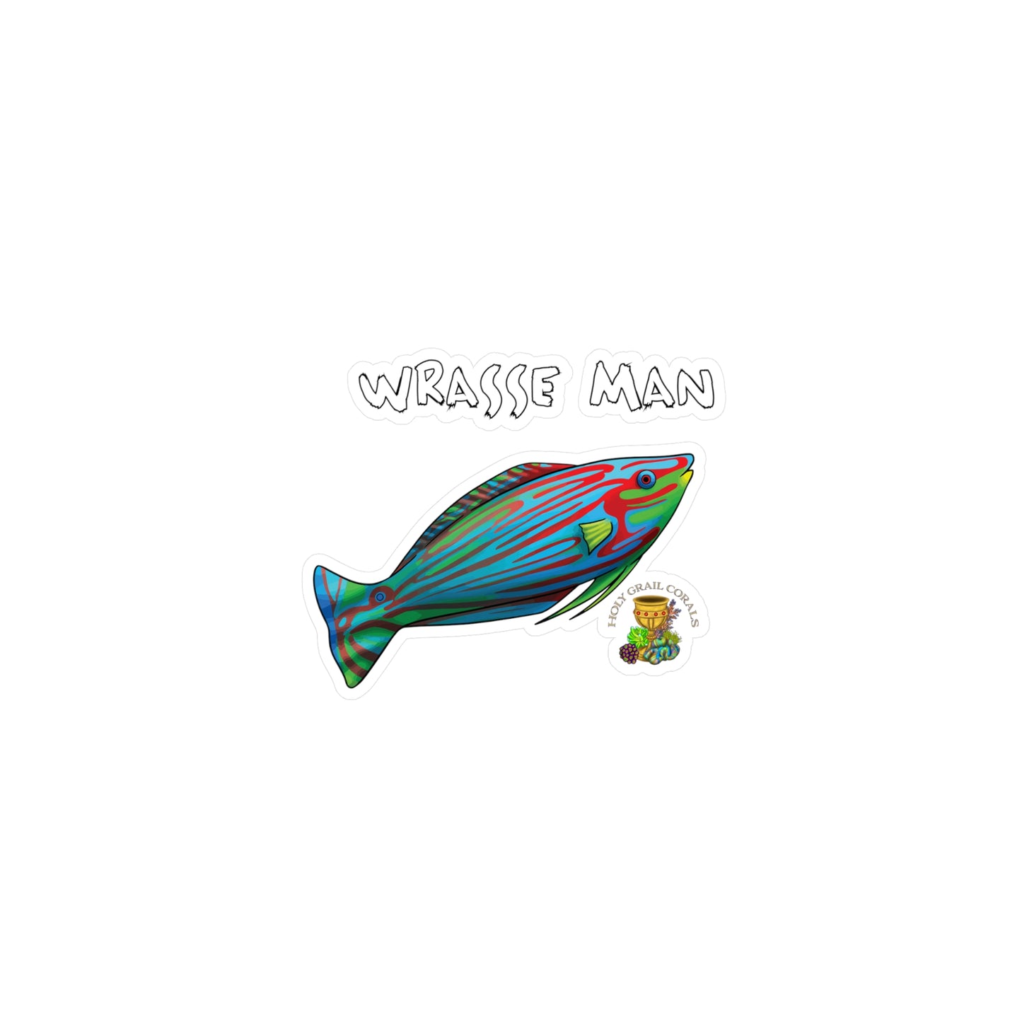 HGC "Wrasse Man" Melanurus Wrasse Vinyl Decals