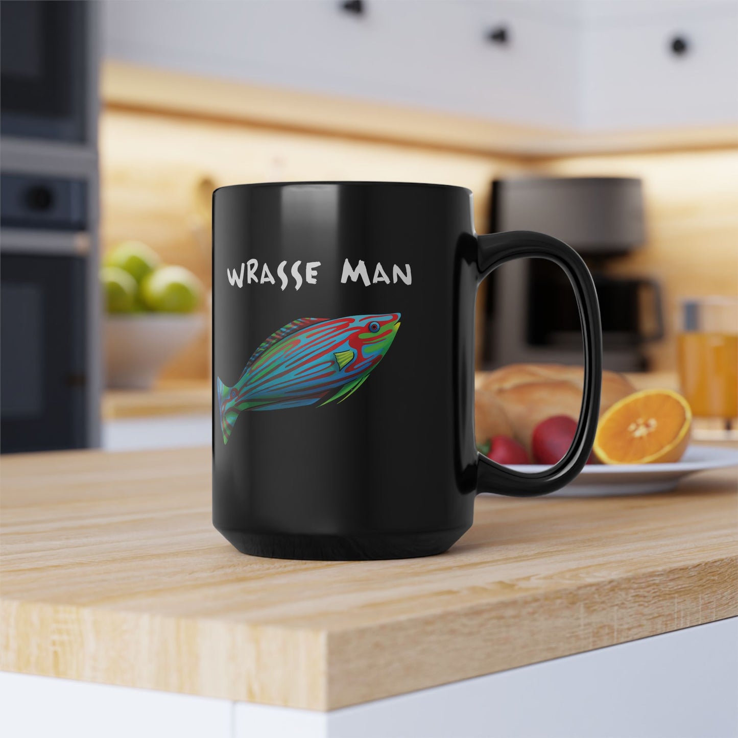 HGC "Wrasse Man" Melanurus Wrasse Mug (11oz, 15oz)