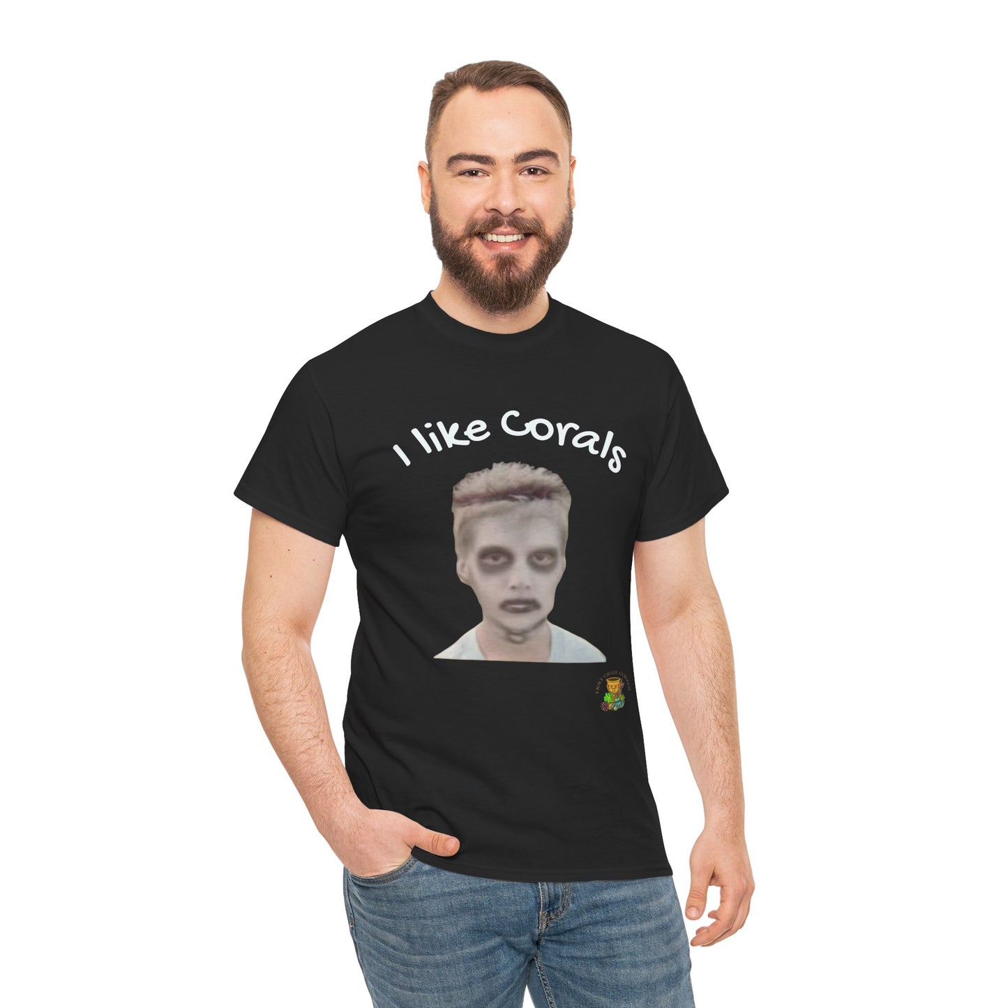 HGC "Zombie Boy Like Corals " Unisex Heavy Cotton Tee
