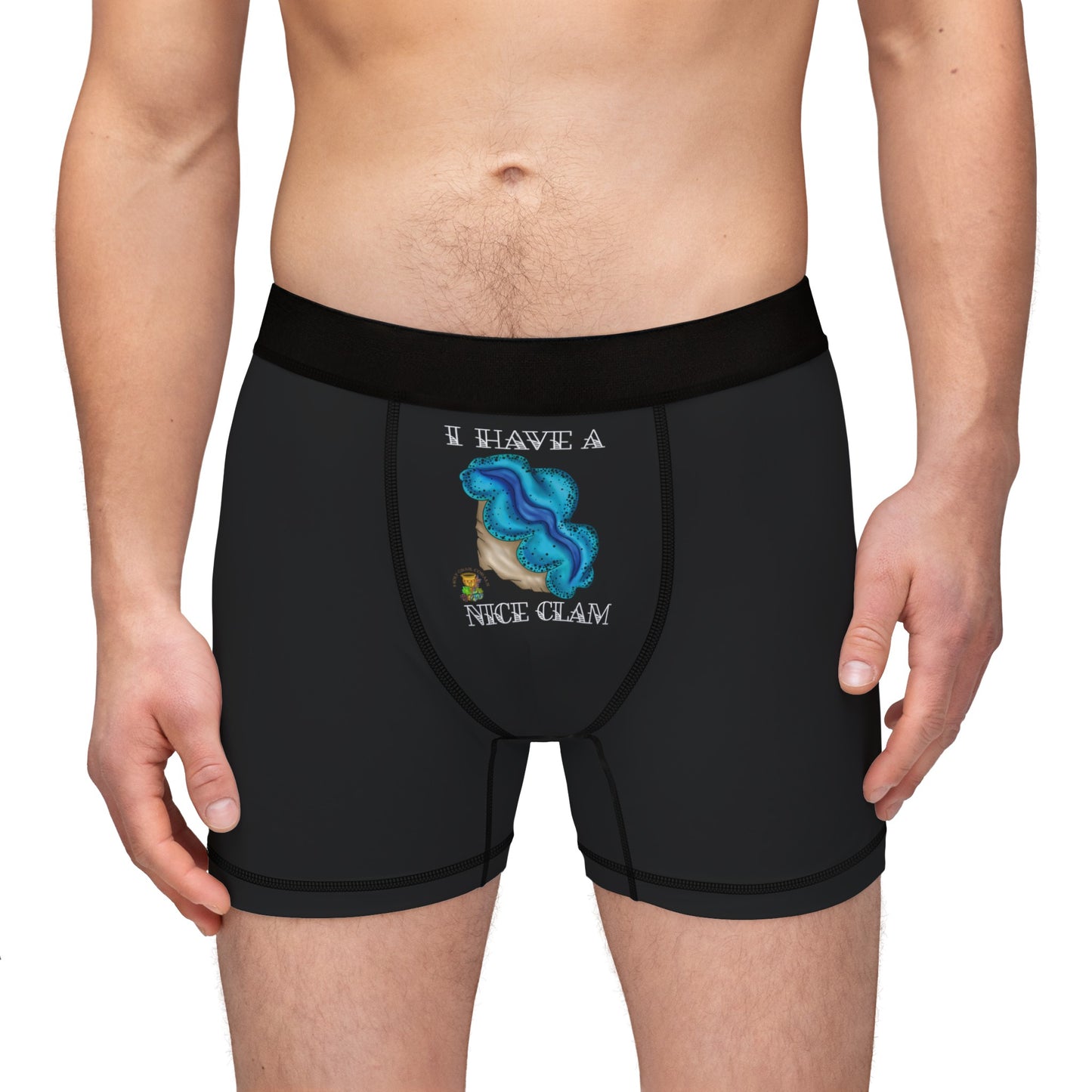 "I Have A Nice Clam" Maxima Clam Men's Boxers