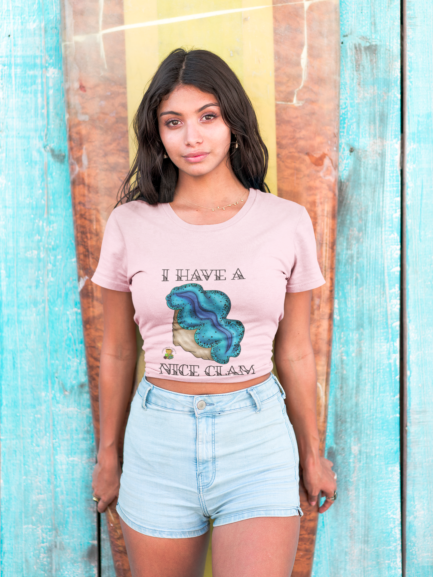 "Nice Clam" Maxima Clam Women's Cotton Tee
