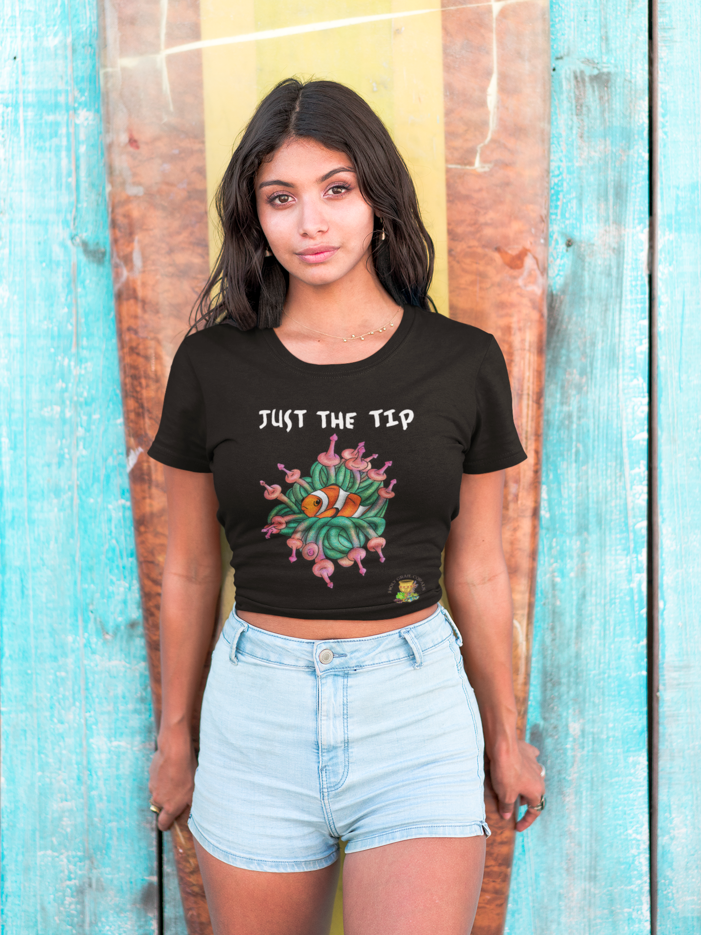 "Just The Tip" Bubble Tip Anemone Women's Cotton Tee