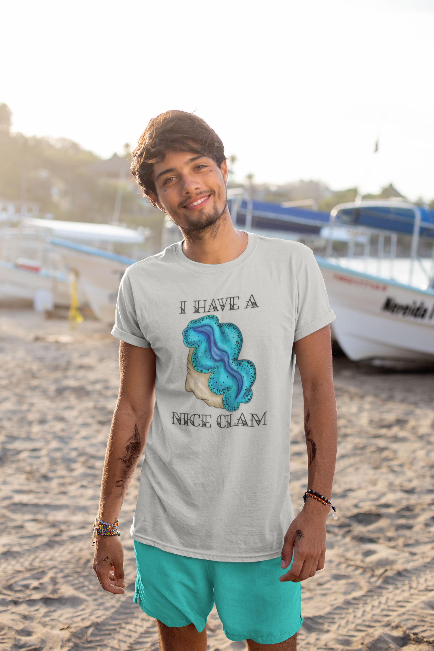 HGC "Nice Clam" Maxima Claim Unisex Heavy Cotton Tee